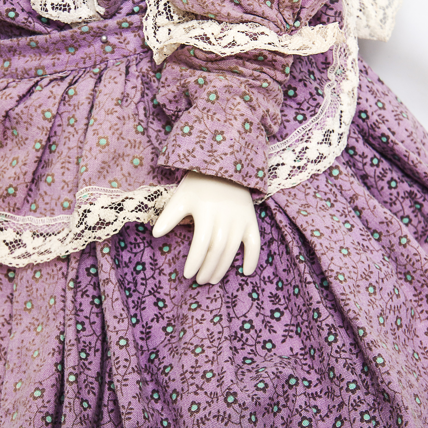 Pair of Vintage Porcelain Dolls