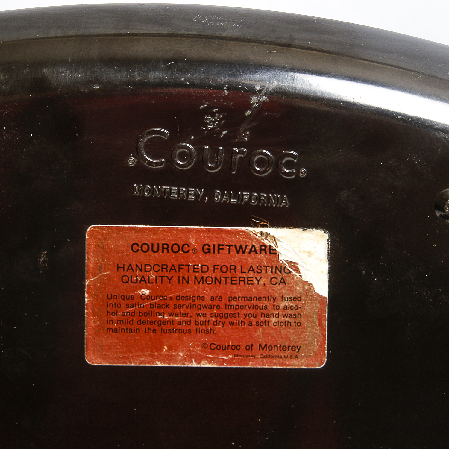 Vintage Couroc of Monterey Resin Trays