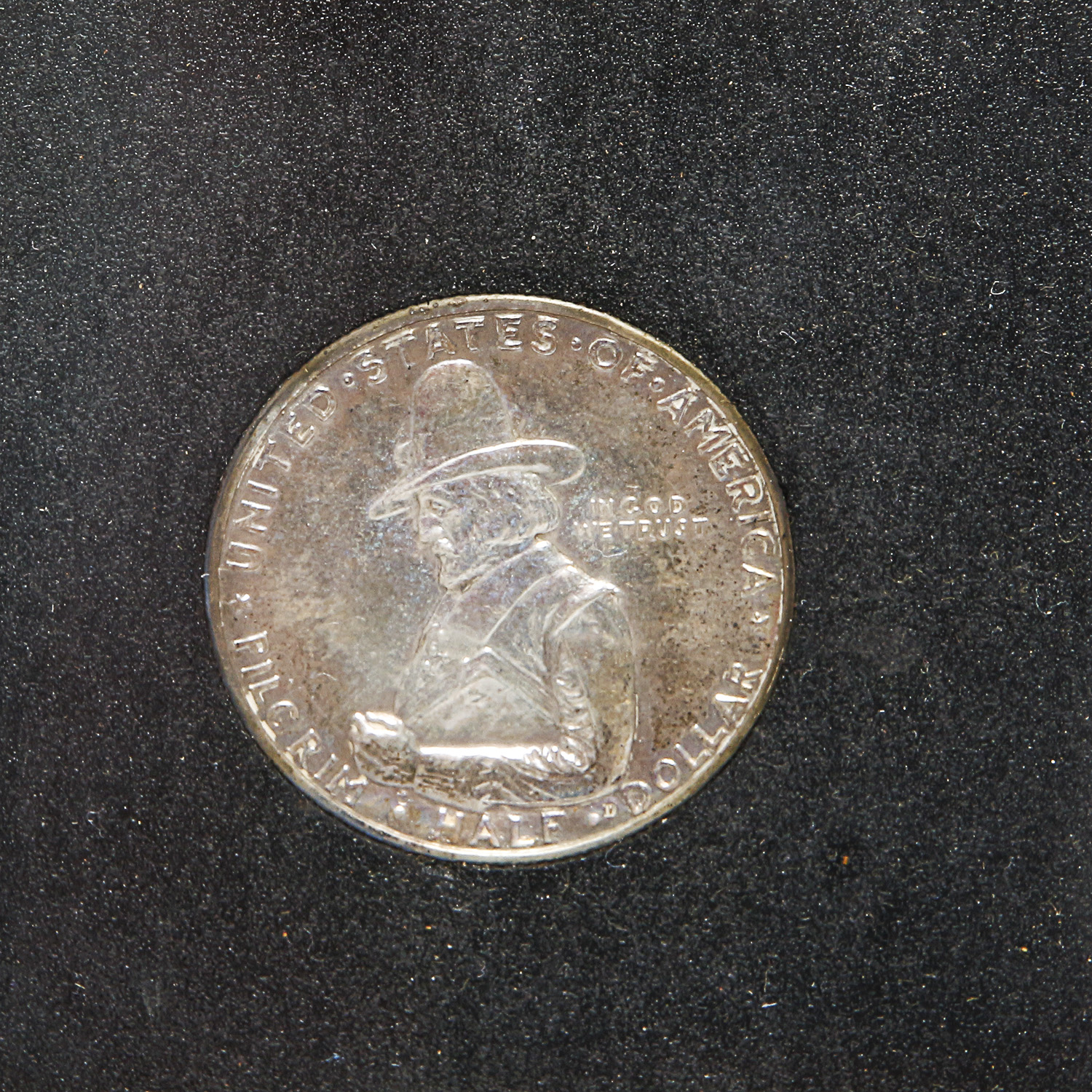 Framed Collection of U.S. Commemorative Silver Half Dollars 1825-1925