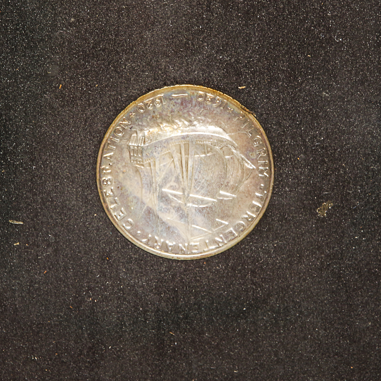 Framed Collection of U.S. Commemorative Silver Half Dollars 1825-1925