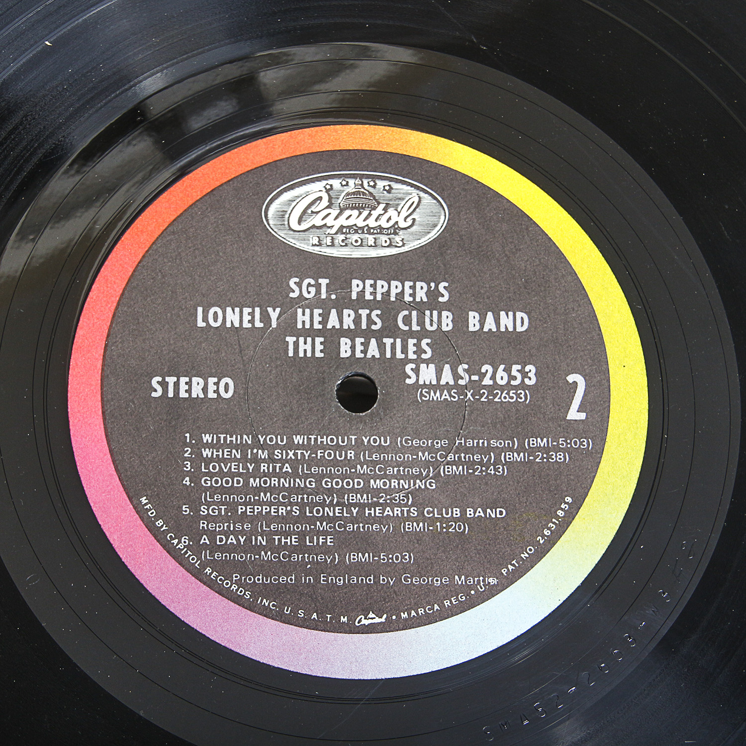 Beatles "White Album" and "Sgt. Pepper's" LPs