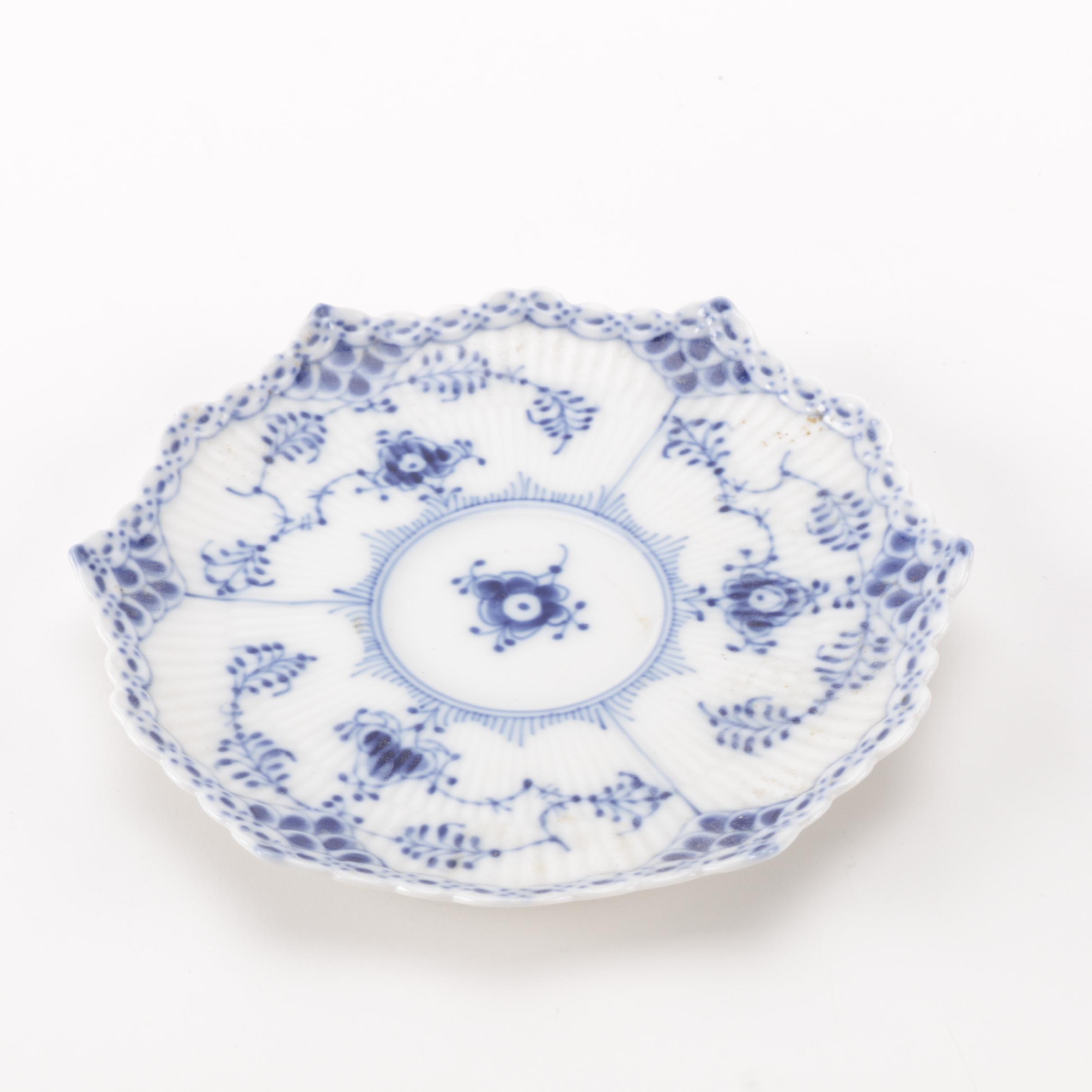 Circa 1930 Royal Copenhagen Porcelain Teacup and Saucer