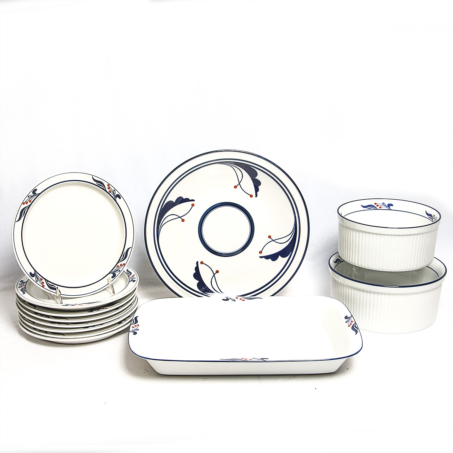 Dansk Bistro Stoneware Plates and Serving Pieces