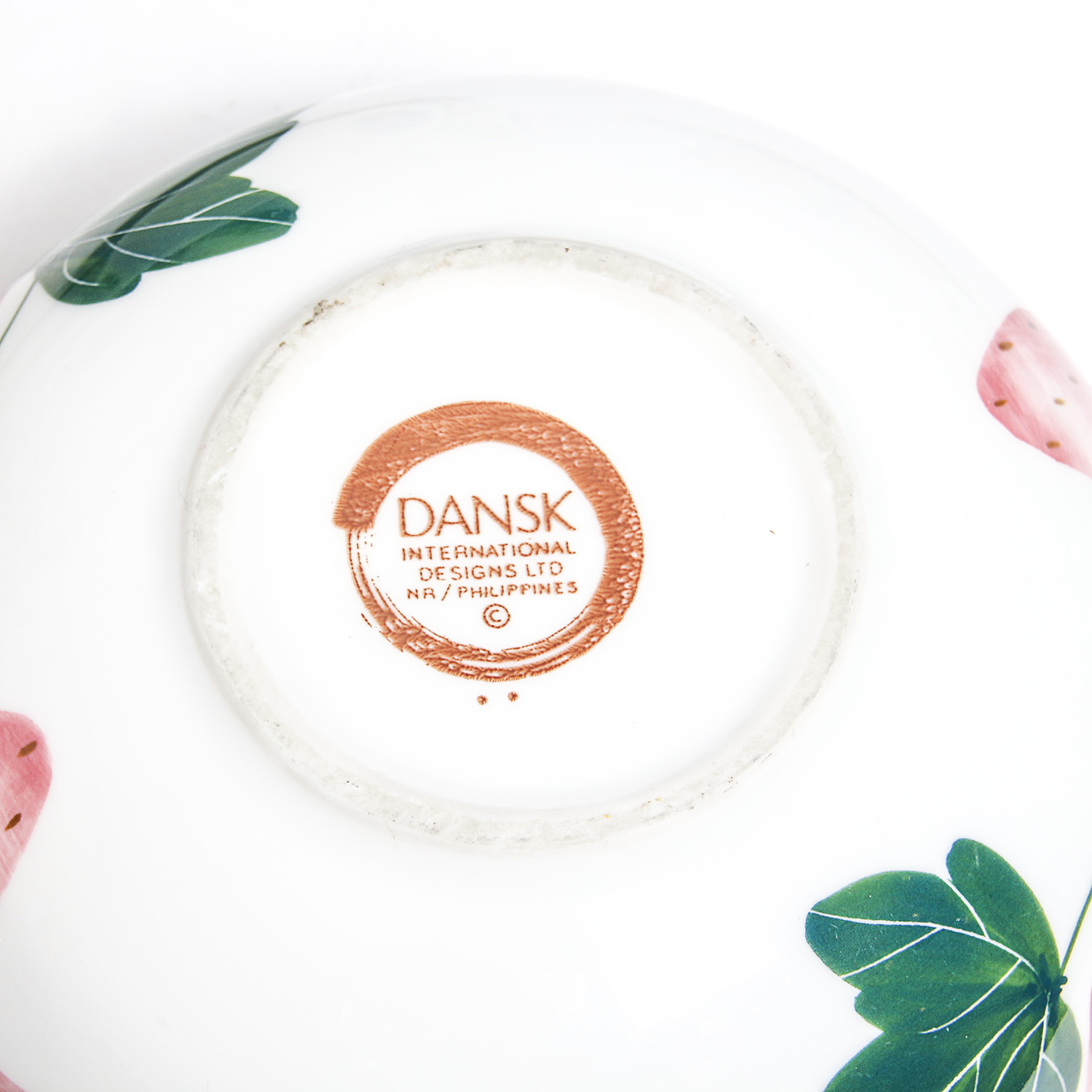 Dansk Fruit Patterned Stoneware