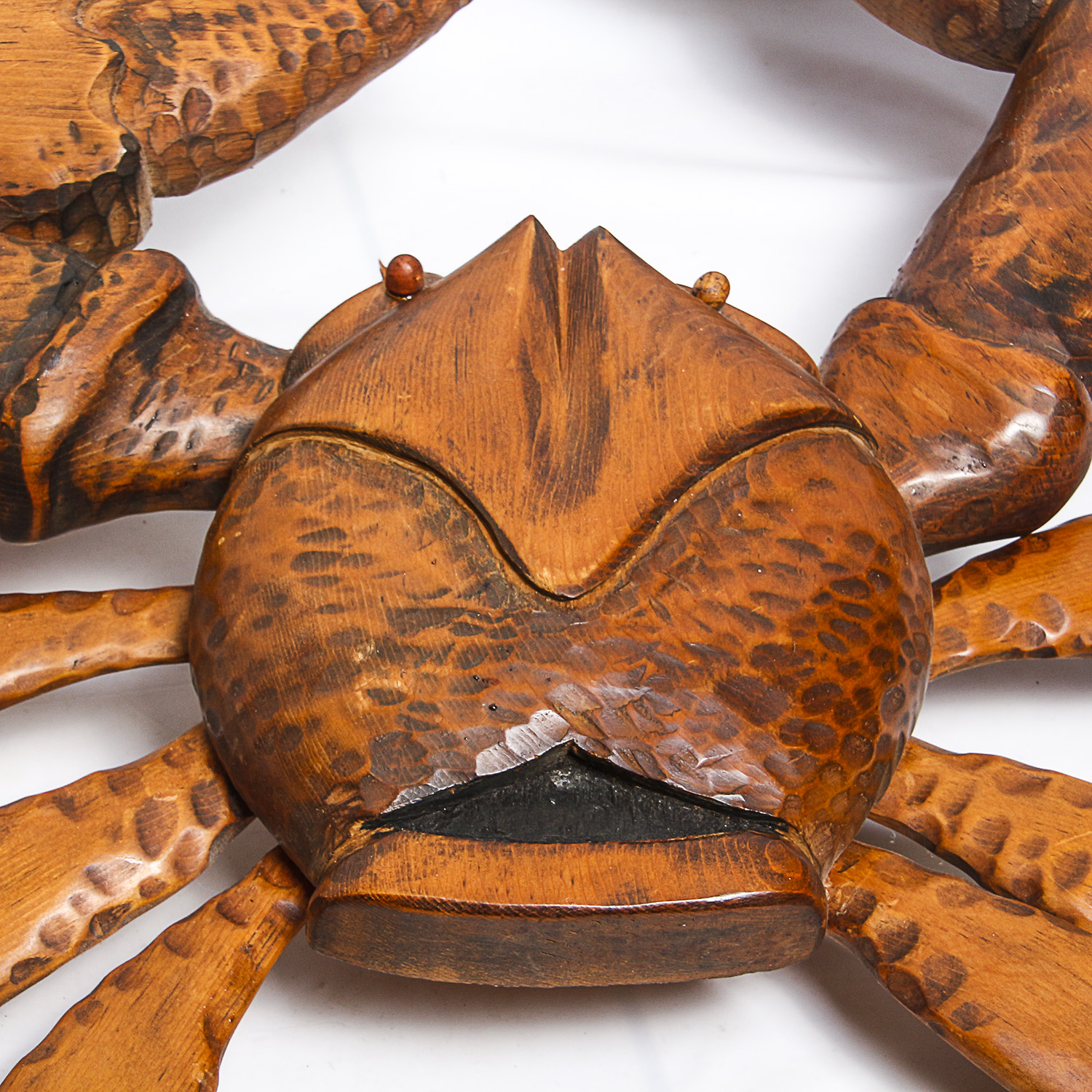 Large Hand-Carved Wooden Sea Creatures