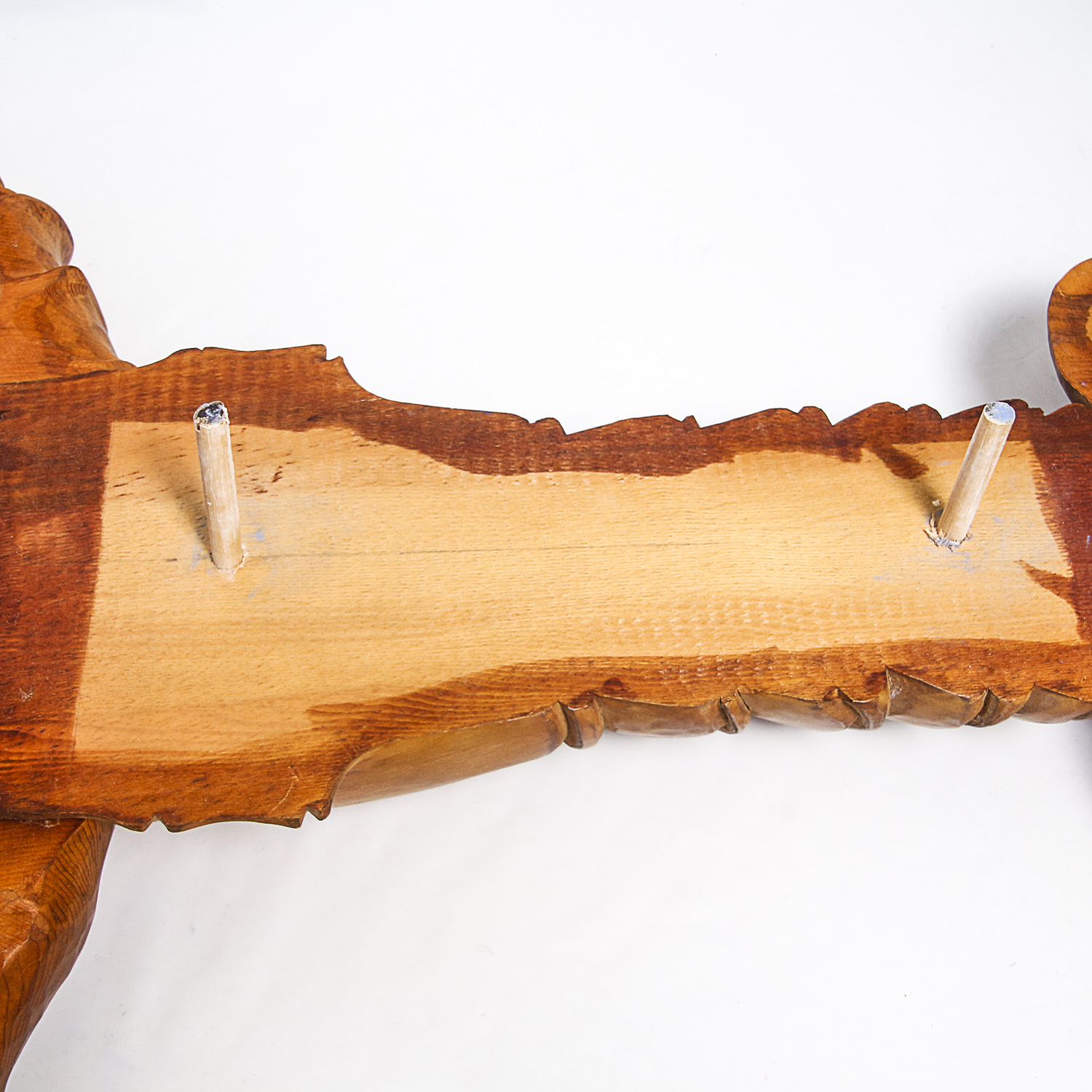 Large Hand-Carved Wooden Sea Creatures