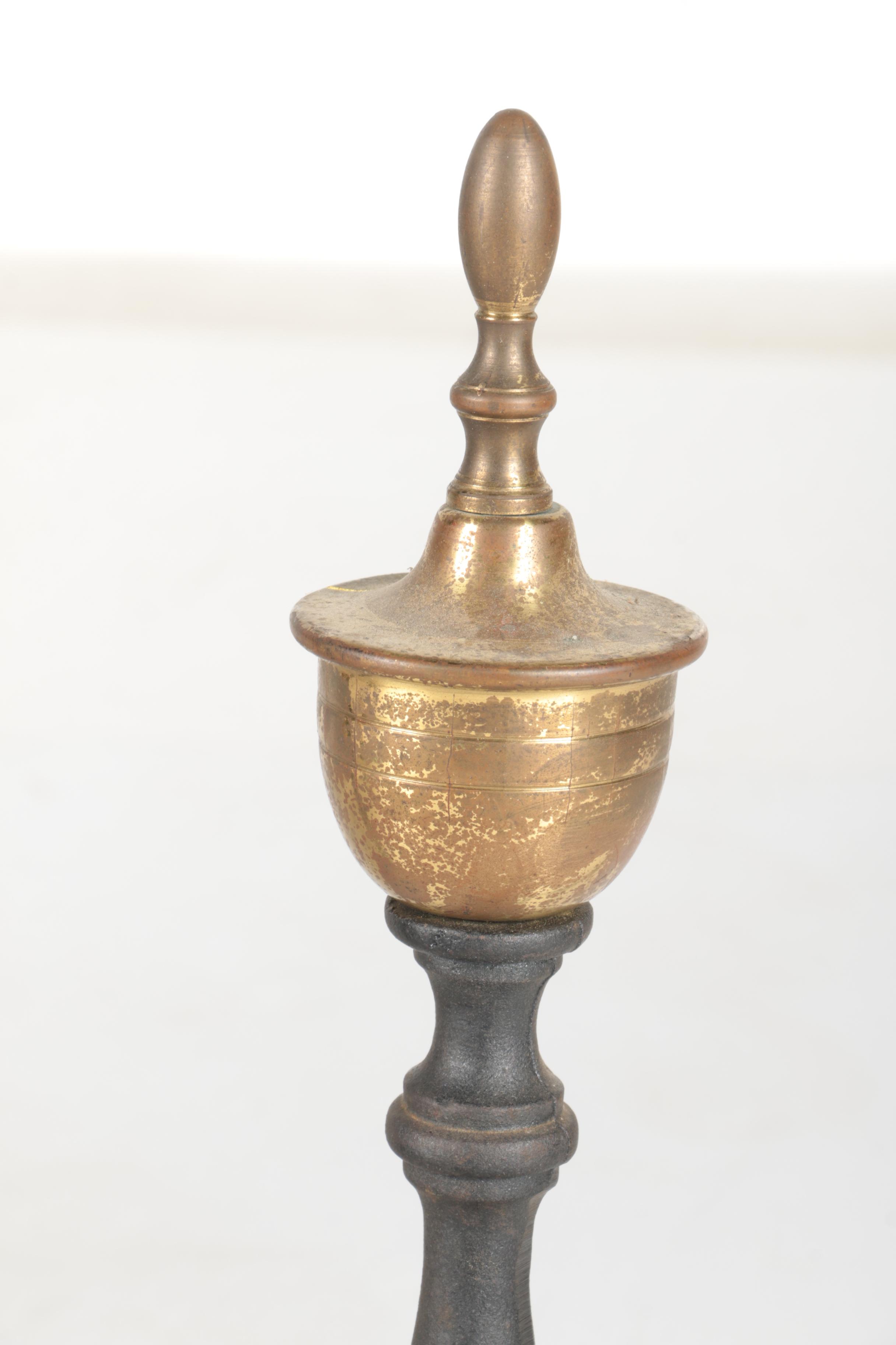 Vintage Fireplace Accessories and a Brass Bucket