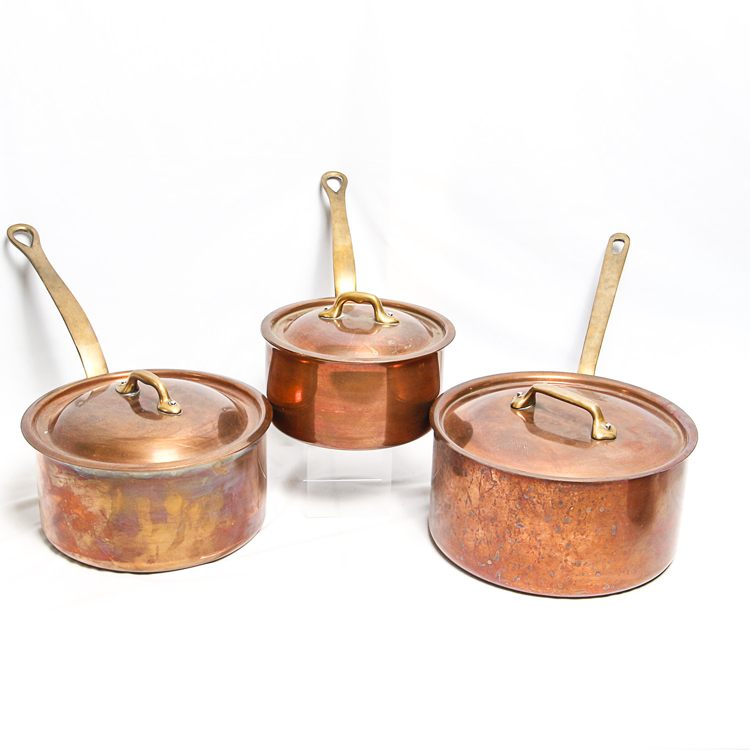 Williams-Sonoma and Dansk Copper Sauce Pans