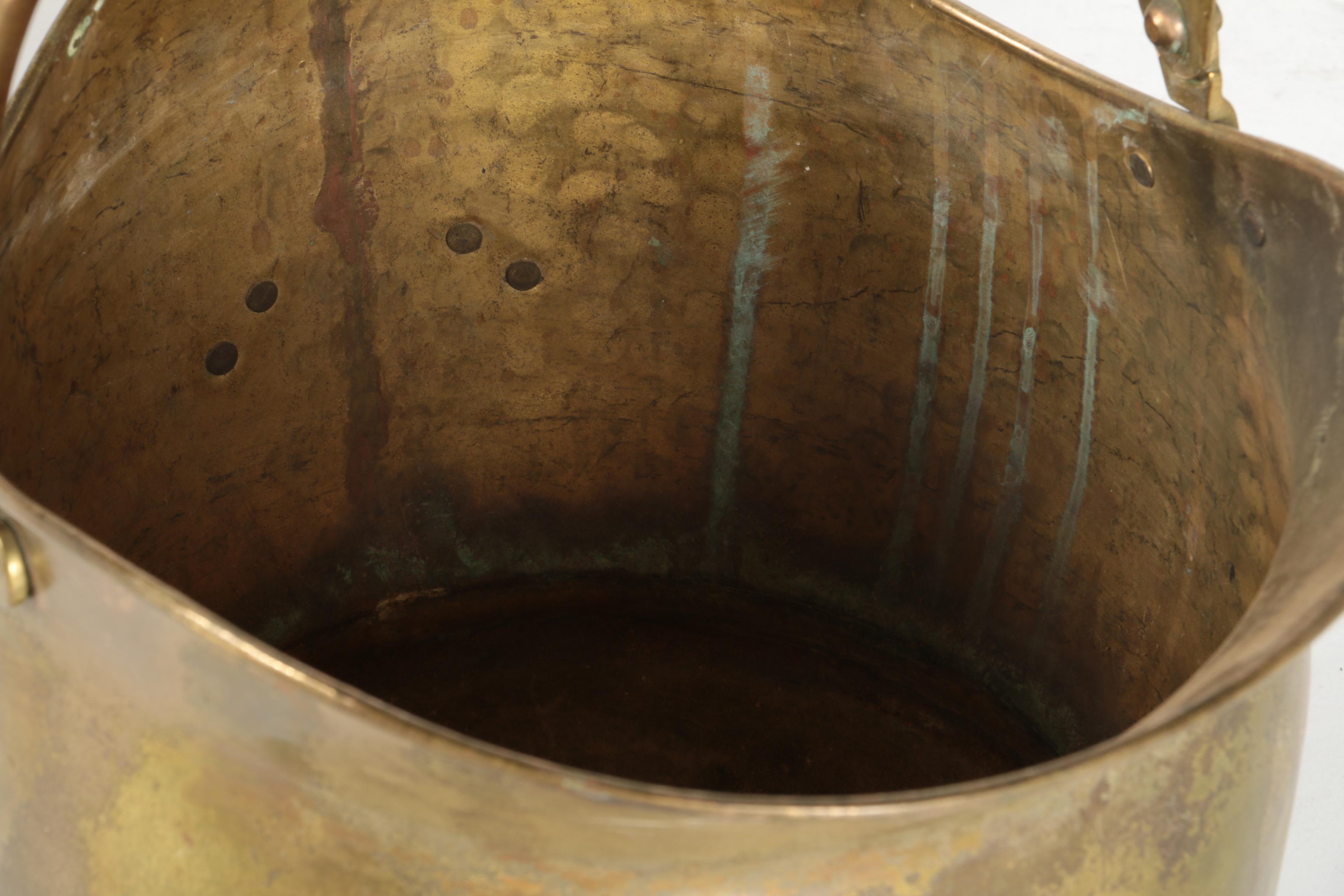 Vintage Fireplace Accessories and a Brass Bucket