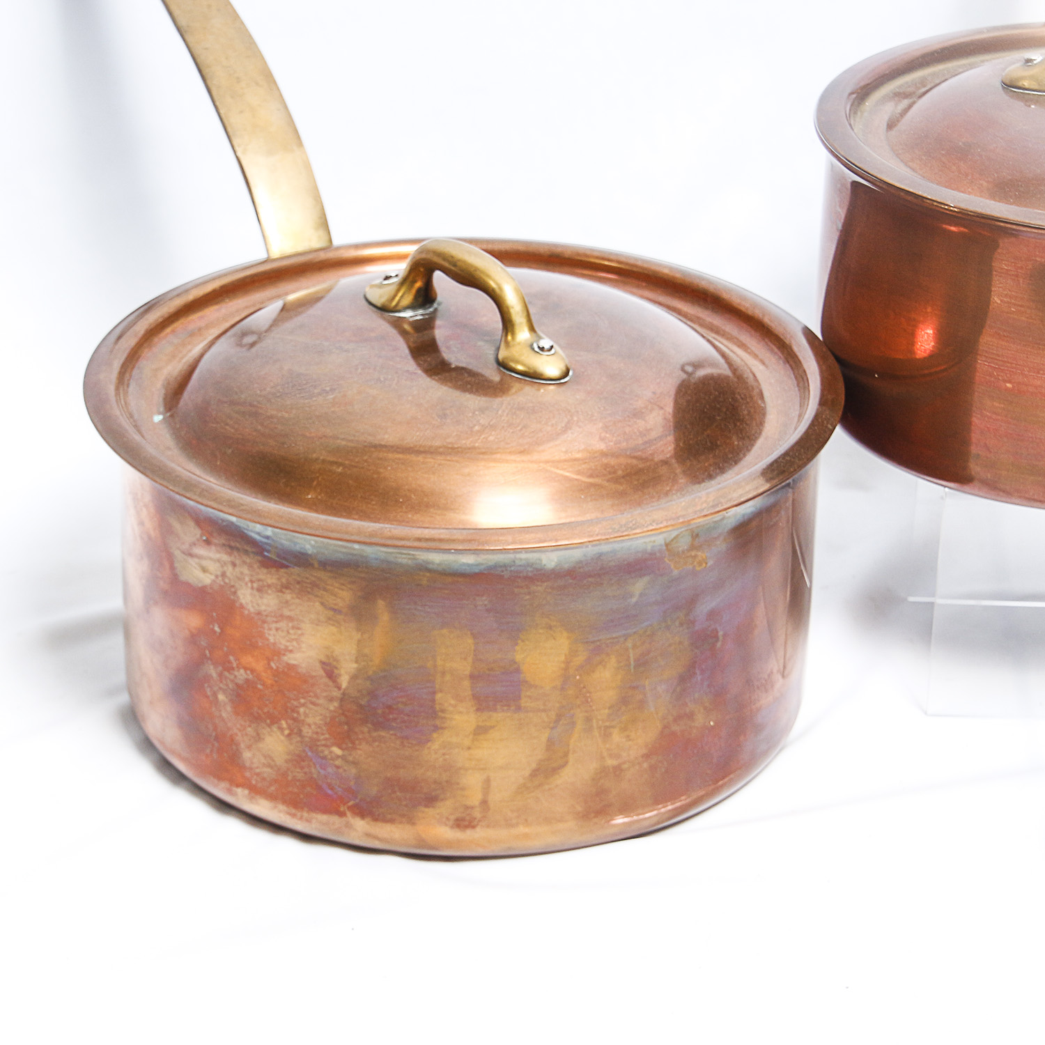 Williams-Sonoma and Dansk Copper Sauce Pans