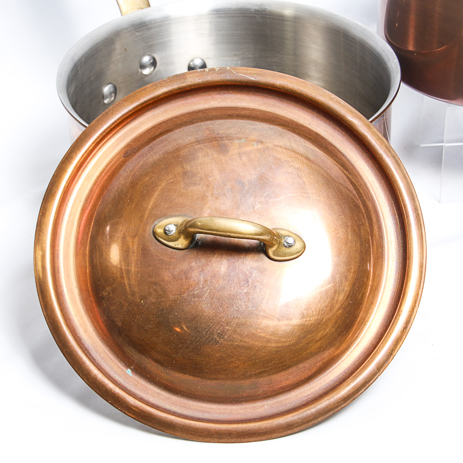 Williams-Sonoma and Dansk Copper Sauce Pans