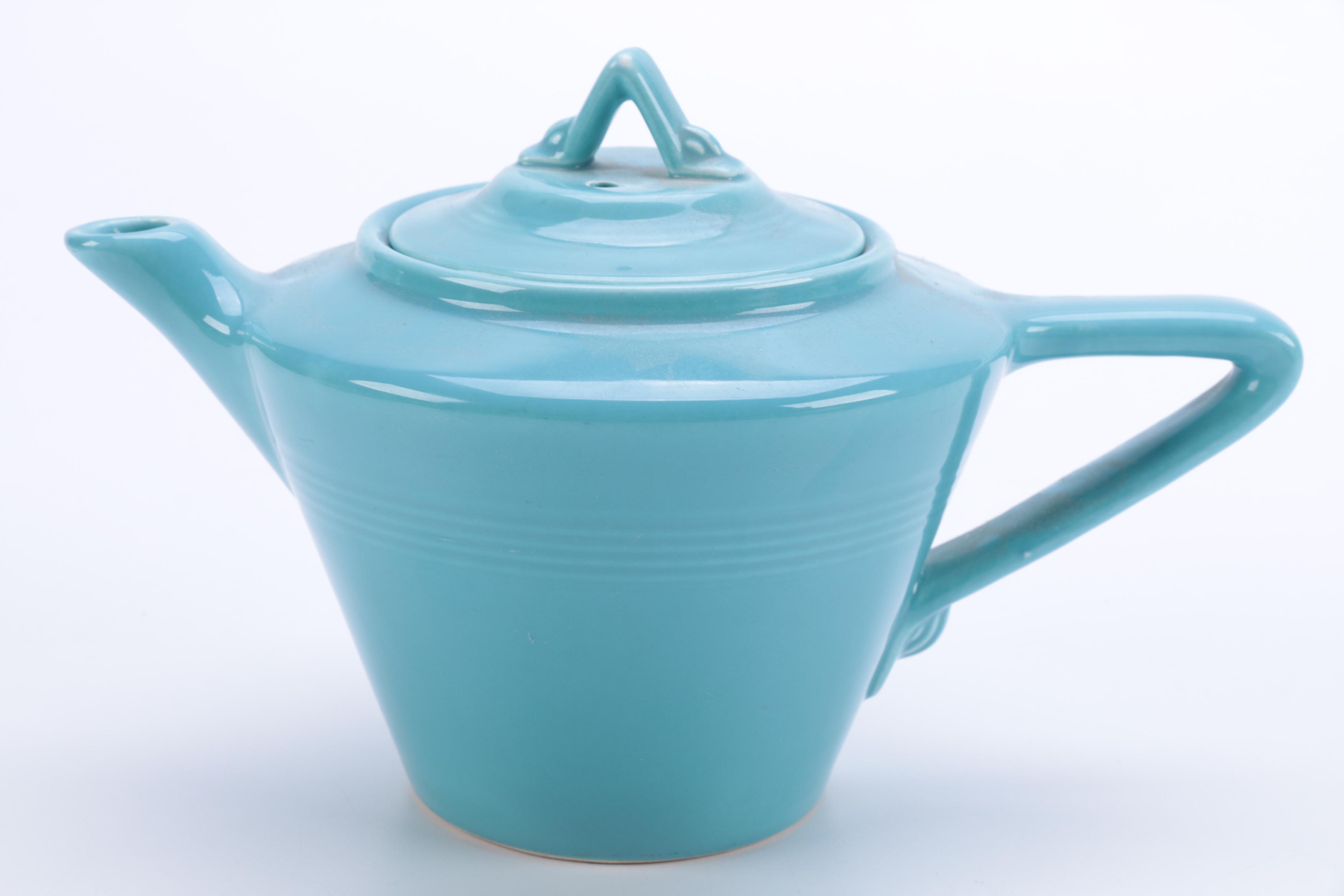 Vintage Homer Laughlin "Harlequin Turquoise" Ceramic Tableware