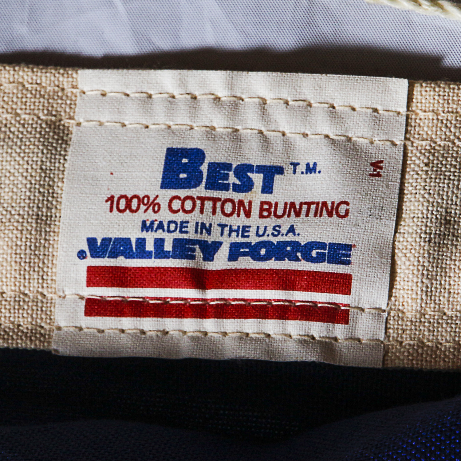 Vintage Valley Forge Company Cotton American Flag