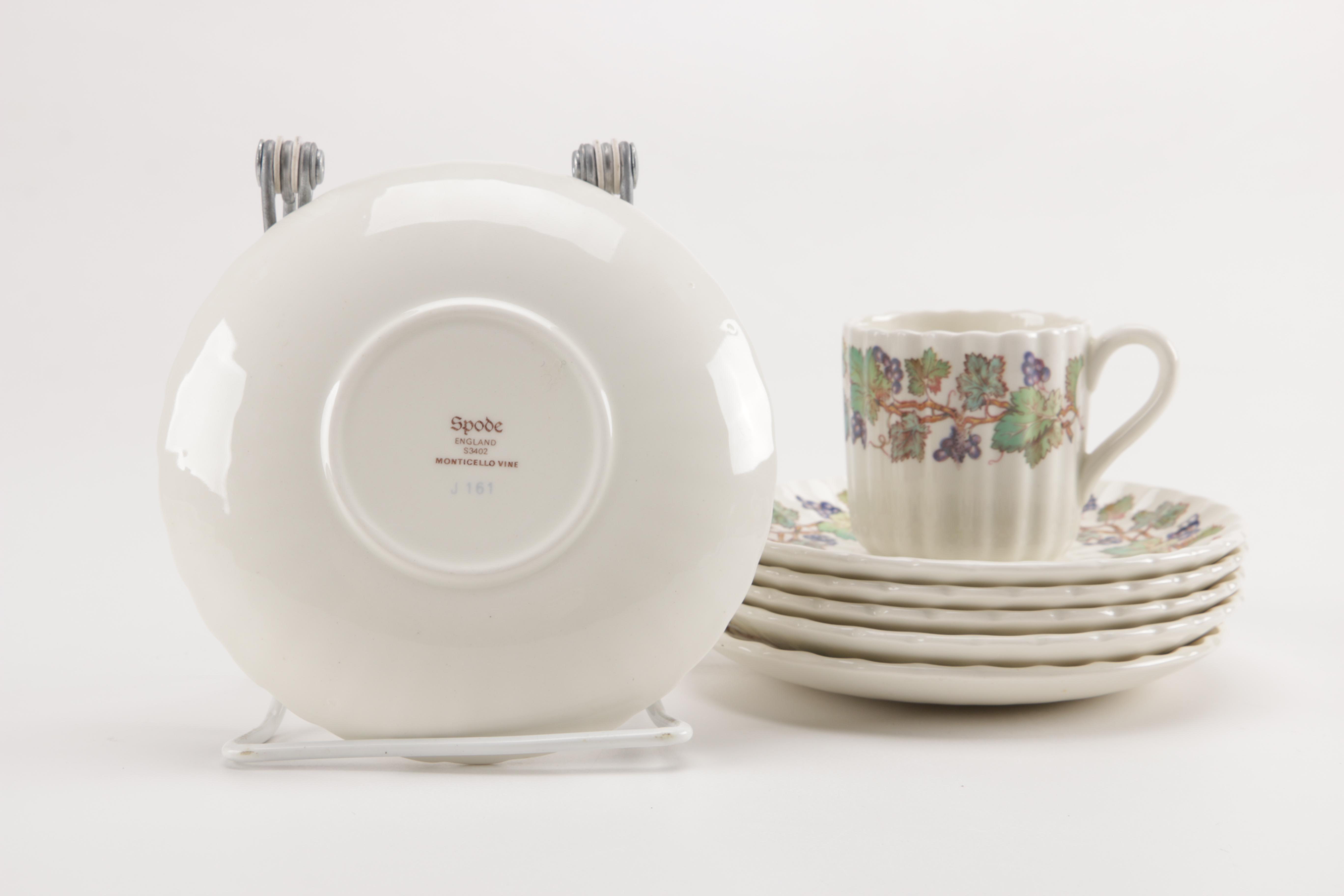 Spode Teacup and Saucer Set