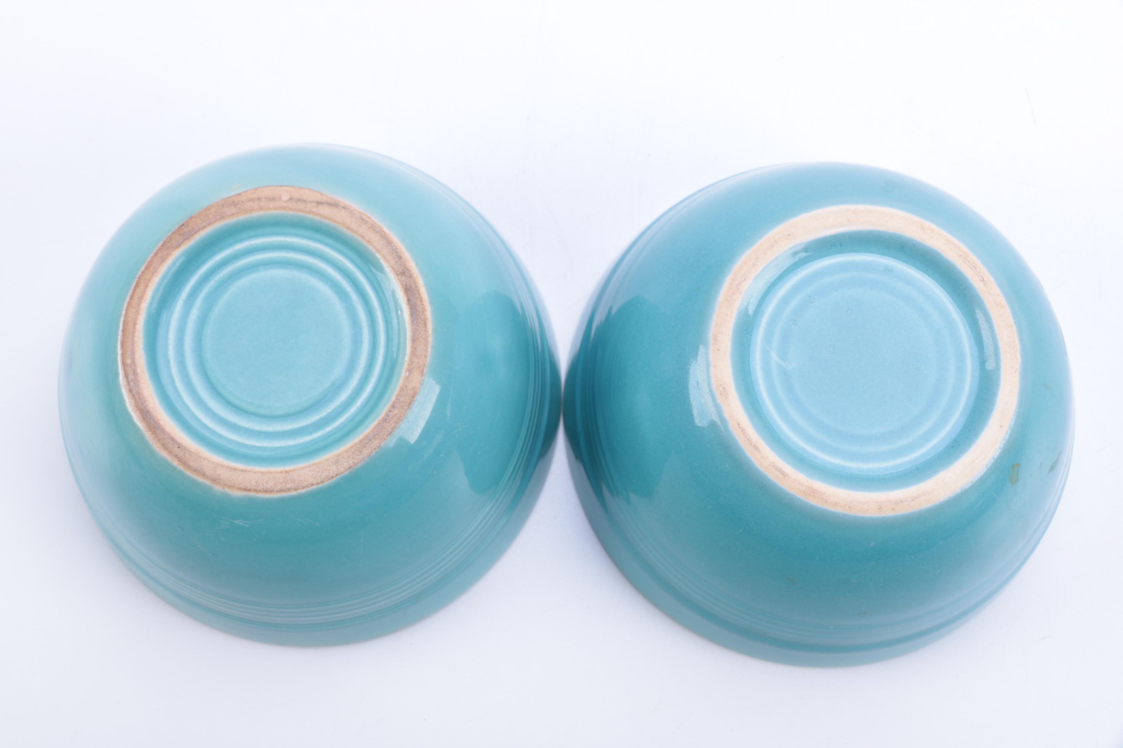 Vintage Homer Laughlin "Harlequin Turquoise" Ceramic Tableware