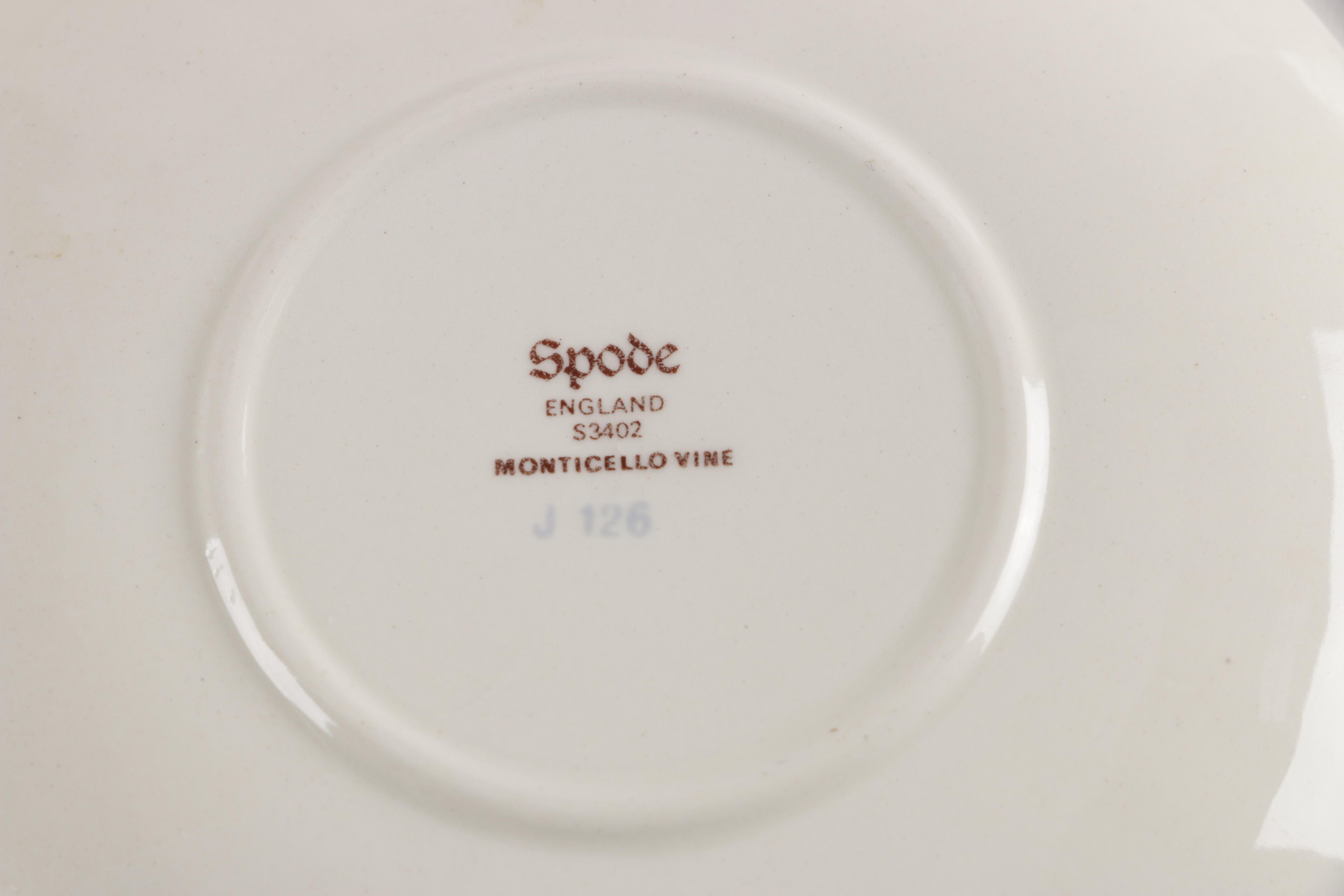 Spode Teacup and Saucer Set