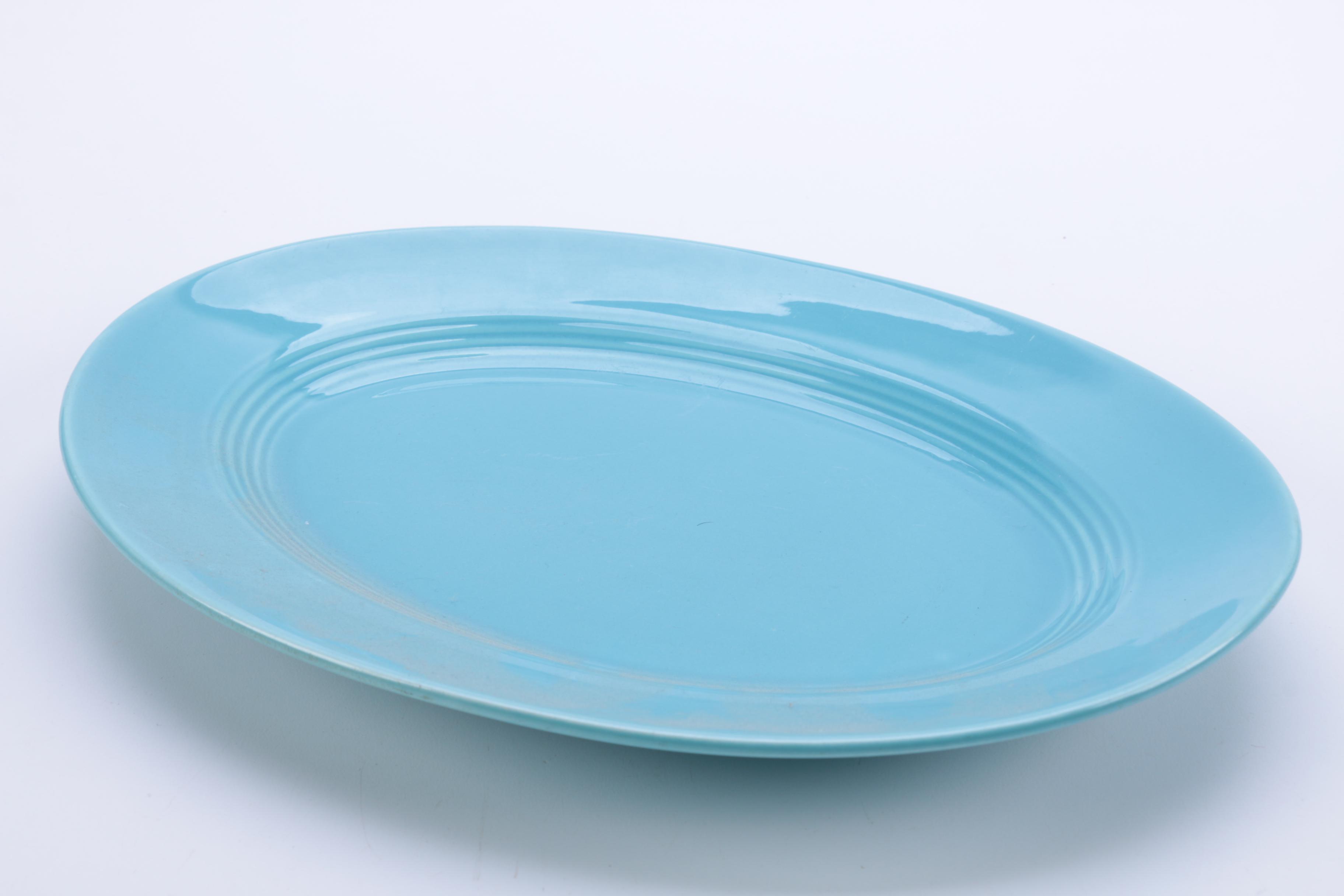 Vintage Homer Laughlin "Harlequin Turquoise" Ceramic Tableware