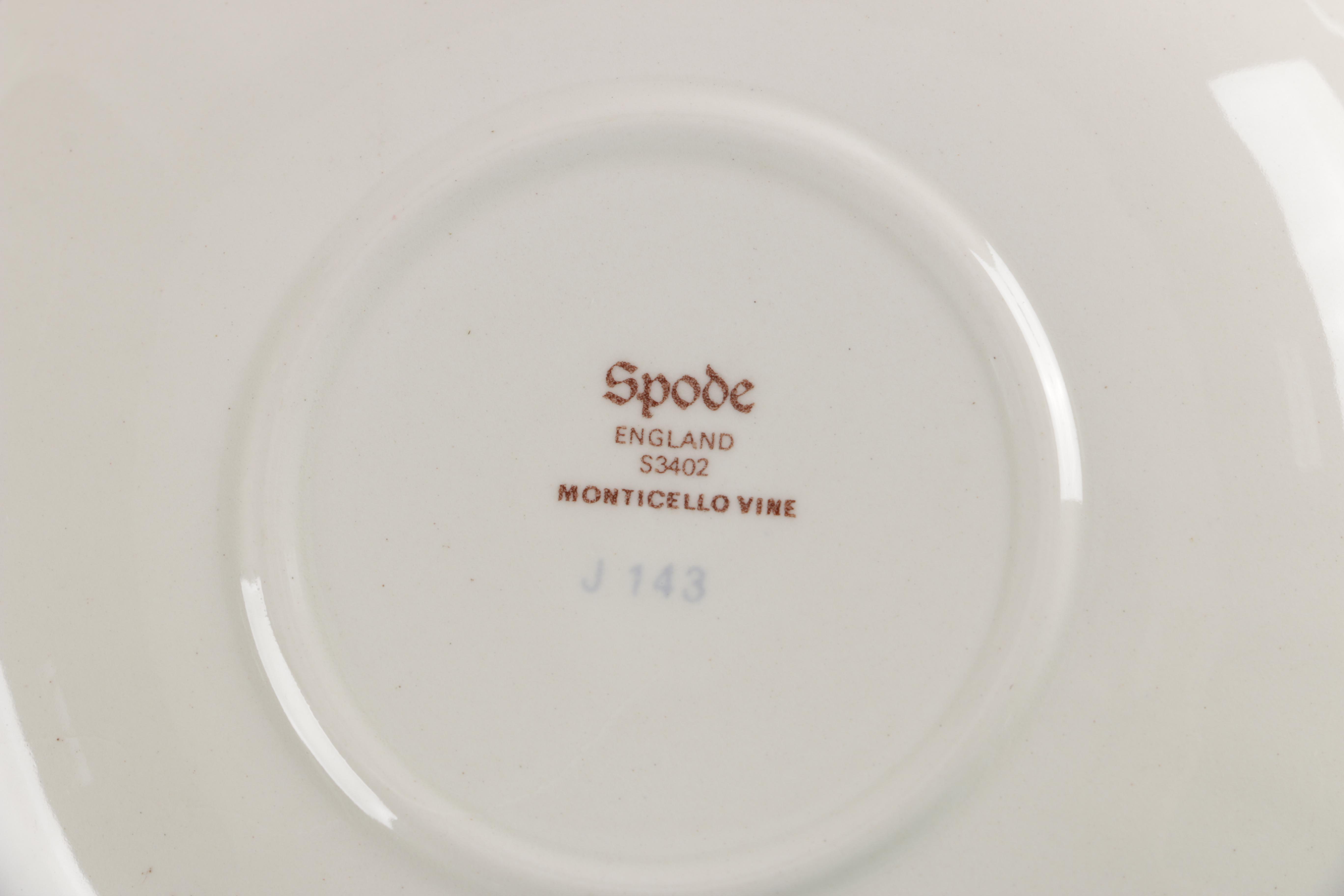 Spode Teacup and Saucer Set