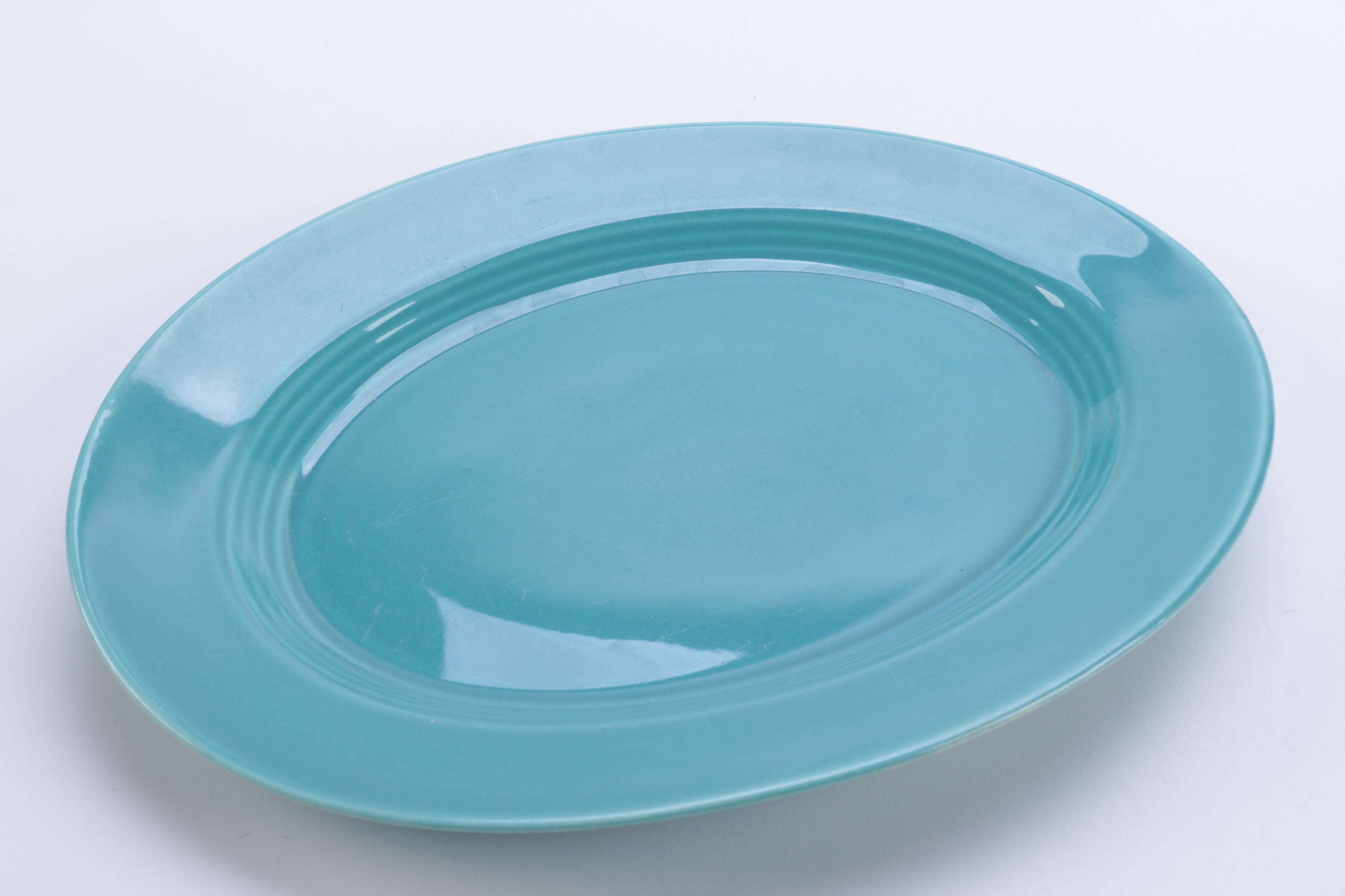 Vintage Homer Laughlin "Harlequin Turquoise" Ceramic Tableware