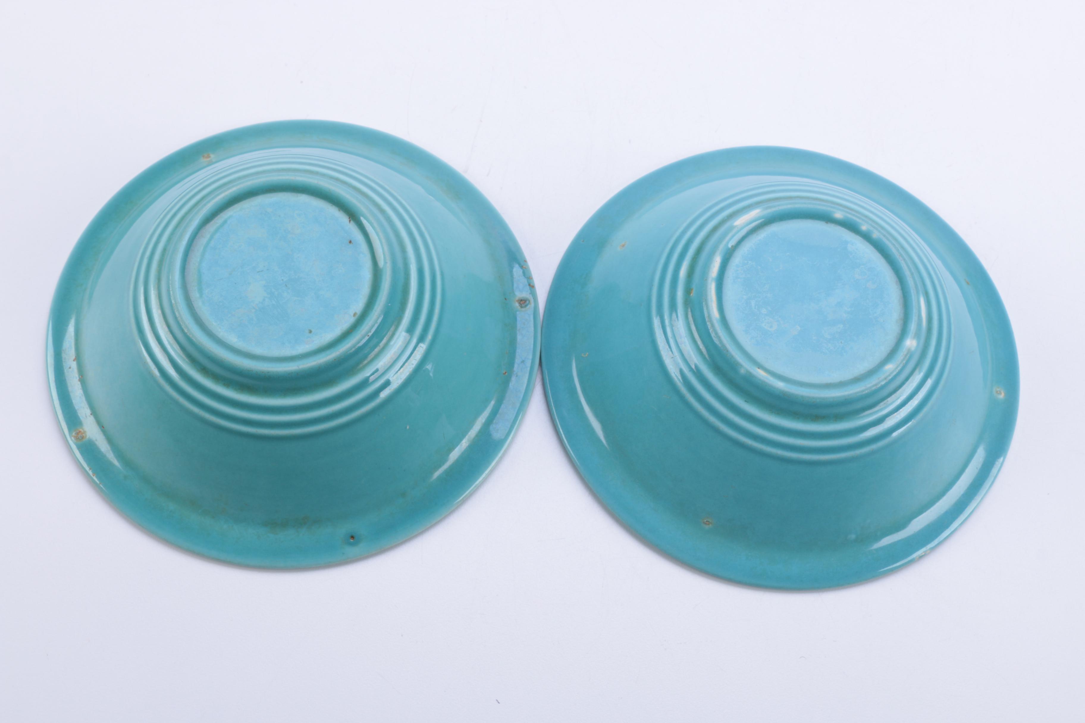 Vintage Homer Laughlin "Harlequin Turquoise" Ceramic Tableware