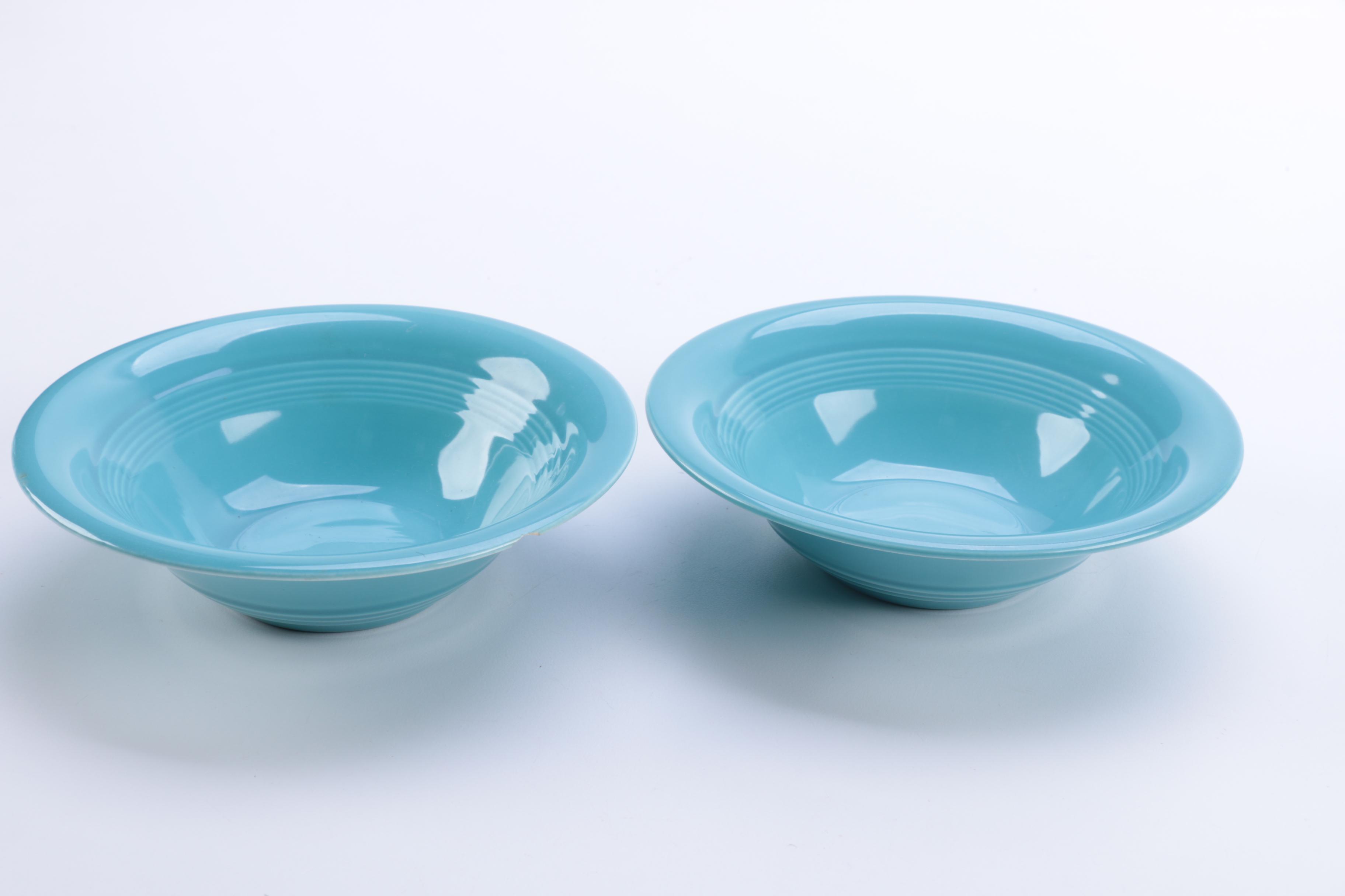 Vintage Homer Laughlin "Harlequin Turquoise" Ceramic Tableware