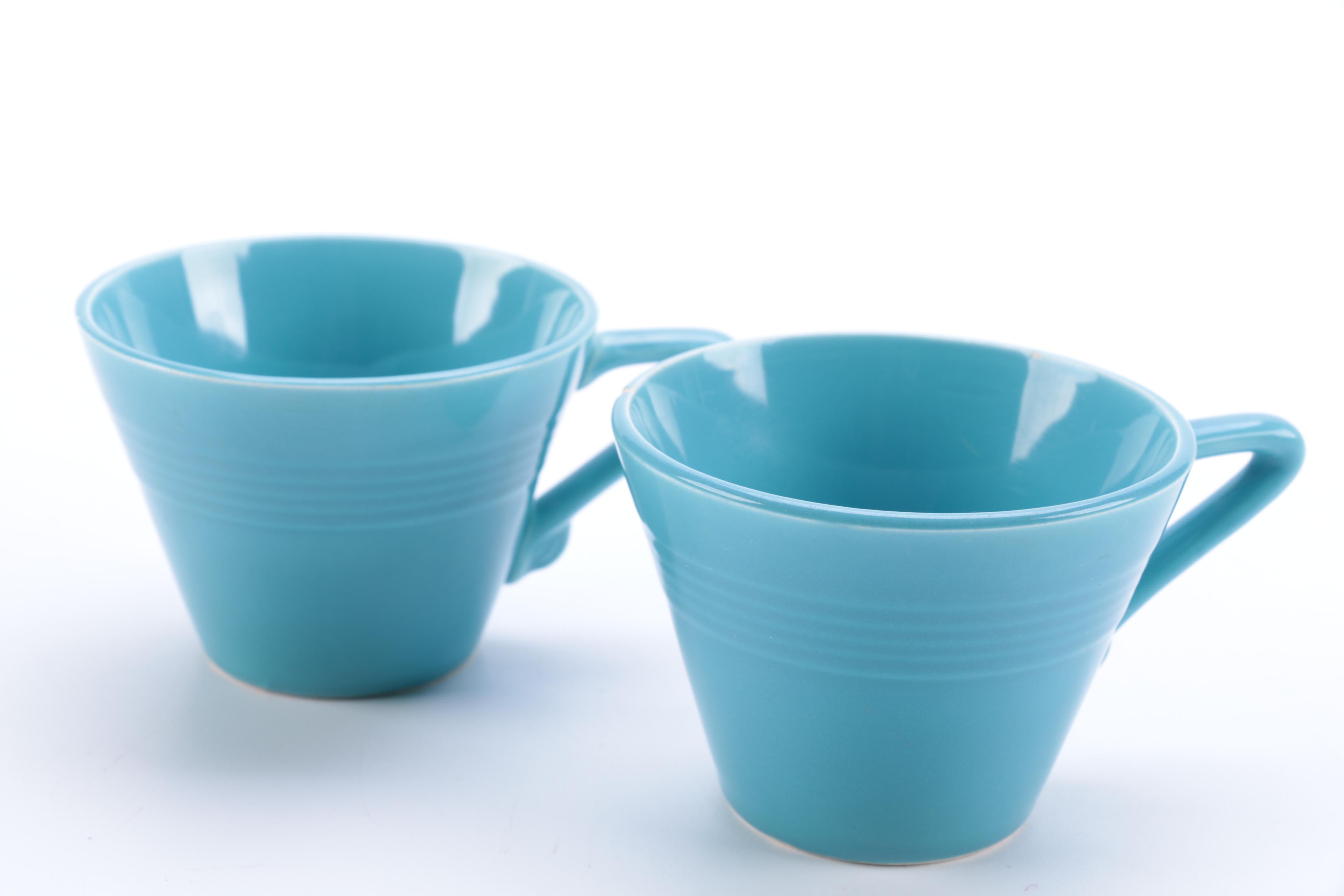 Vintage Homer Laughlin "Harlequin Turquoise" Ceramic Tableware