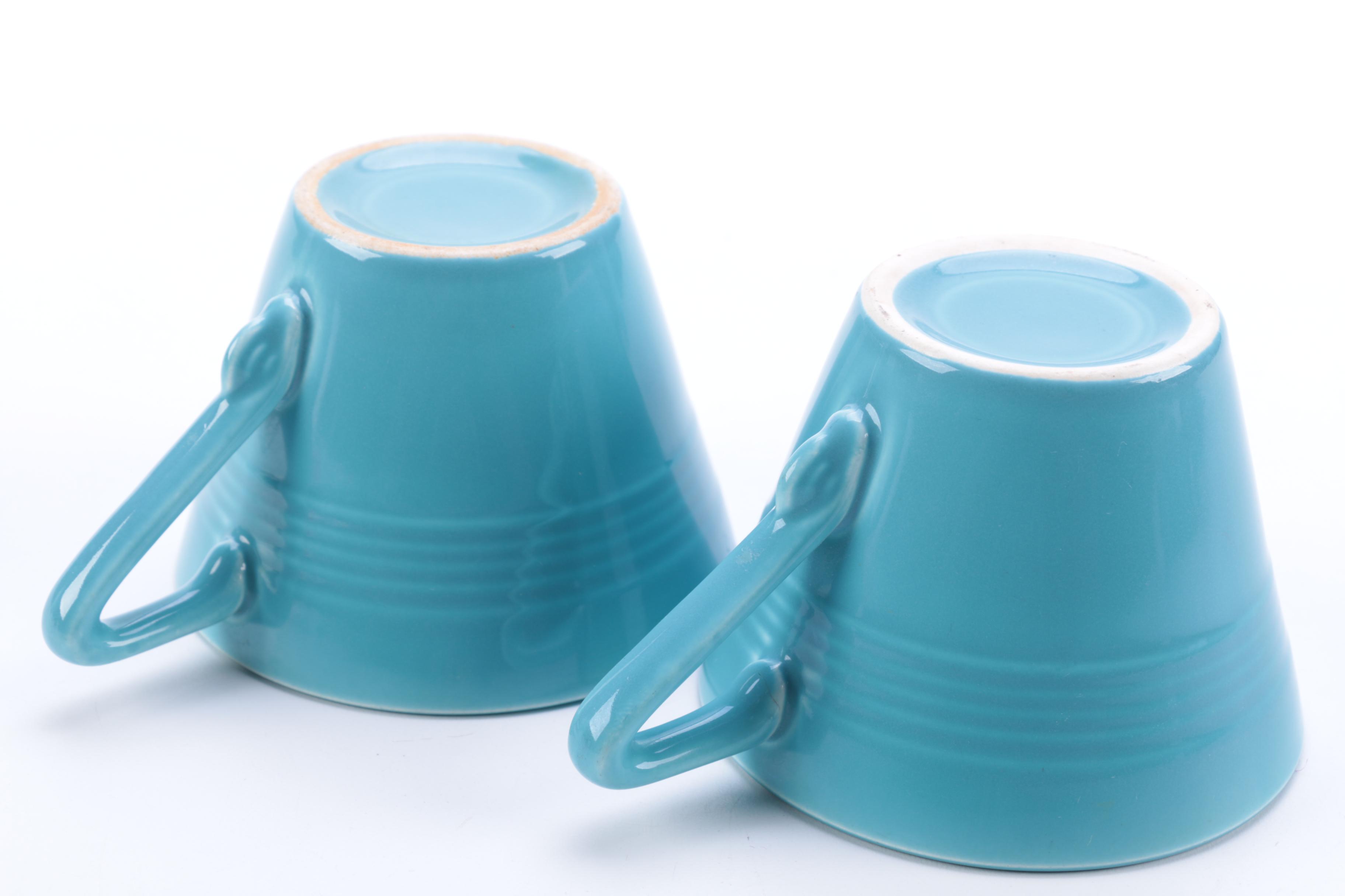 Vintage Homer Laughlin "Harlequin Turquoise" Ceramic Tableware