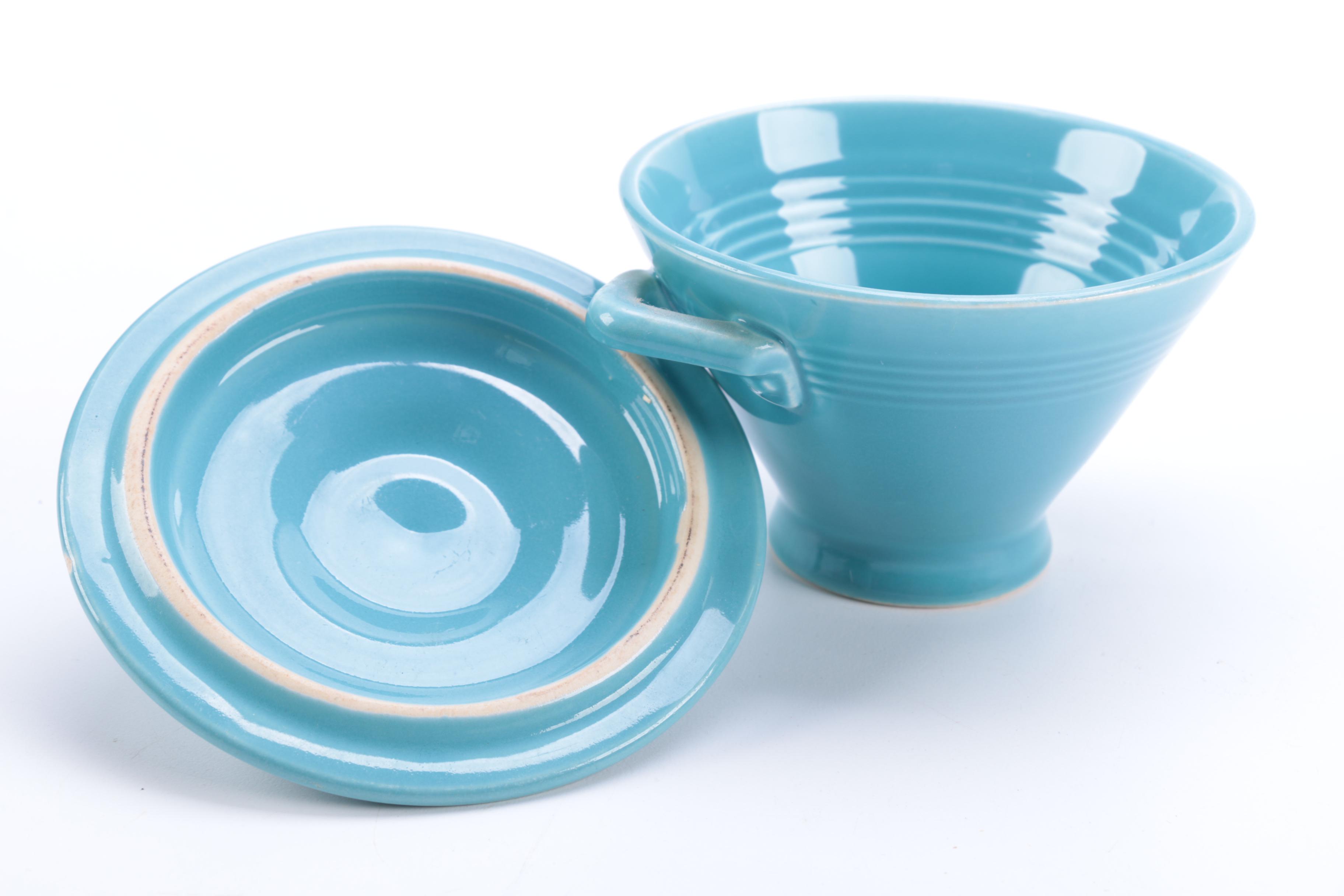 Vintage Homer Laughlin "Harlequin Turquoise" Ceramic Tableware