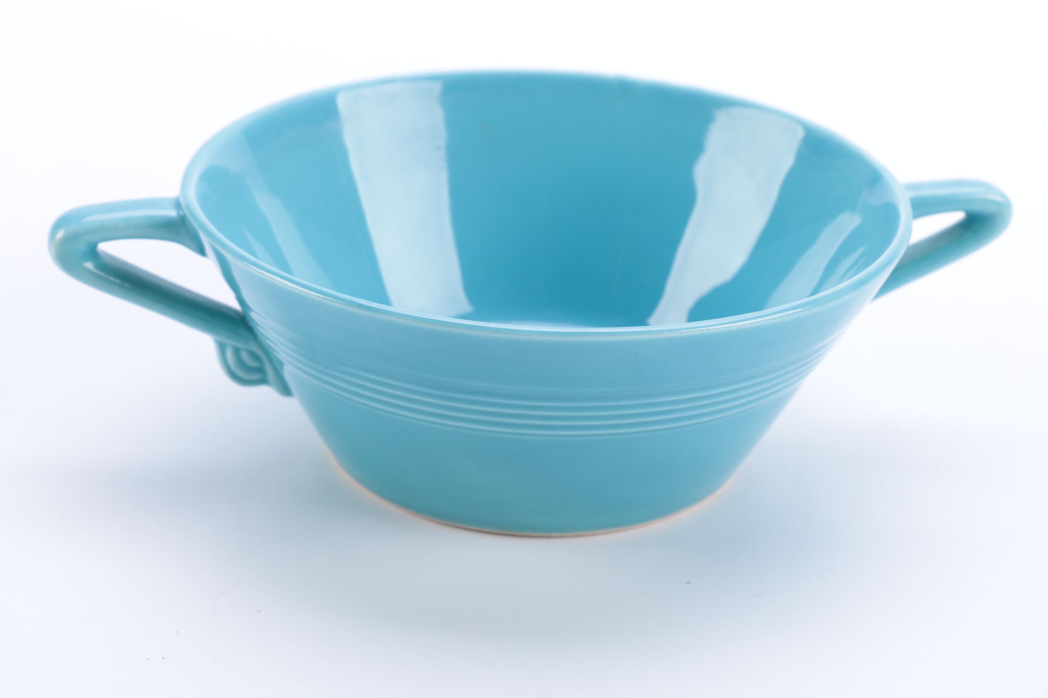 Vintage Homer Laughlin "Harlequin Turquoise" Ceramic Tableware