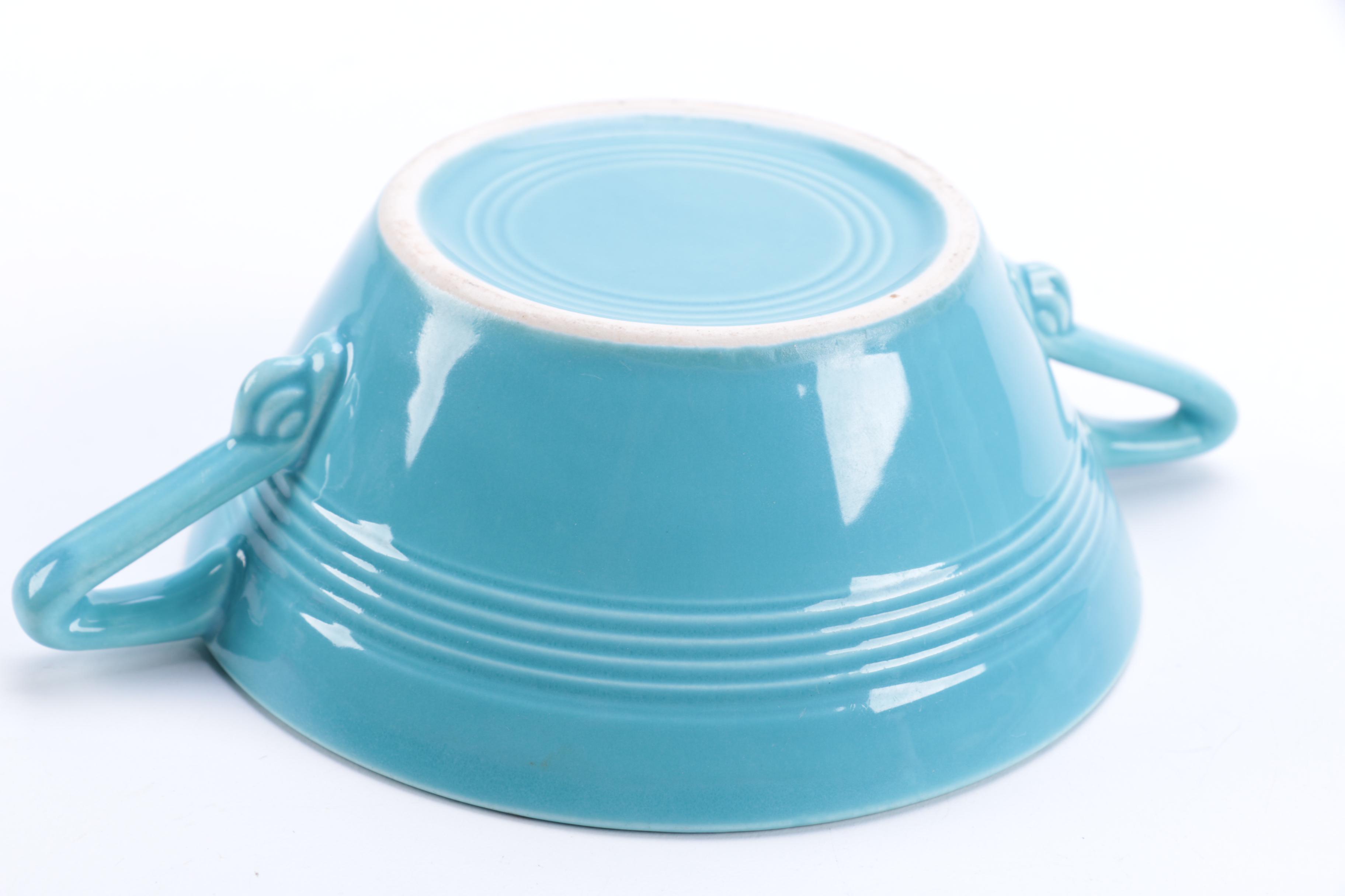 Vintage Homer Laughlin "Harlequin Turquoise" Ceramic Tableware