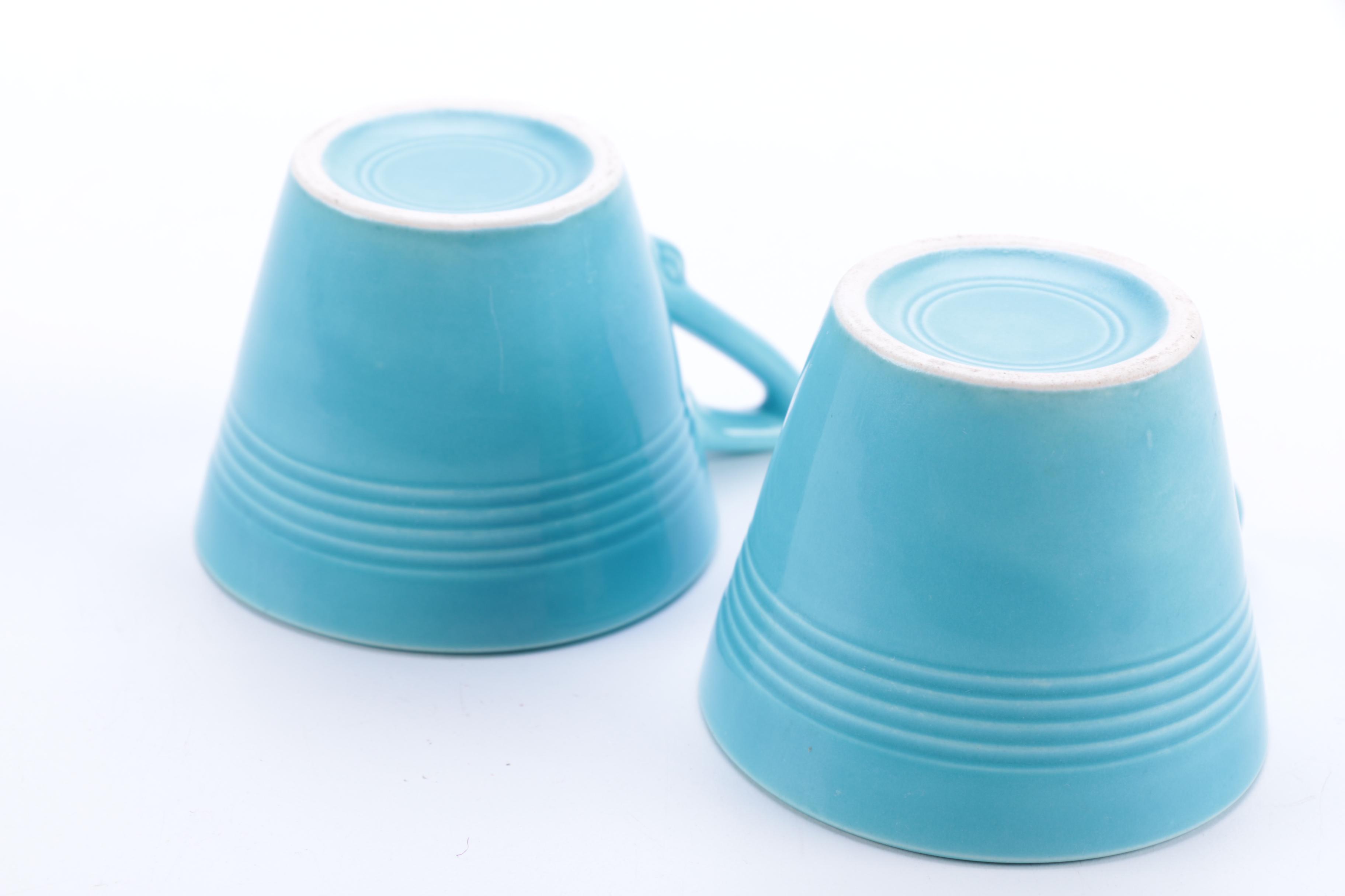 Vintage Homer Laughlin "Harlequin Turquoise" Ceramic Tableware