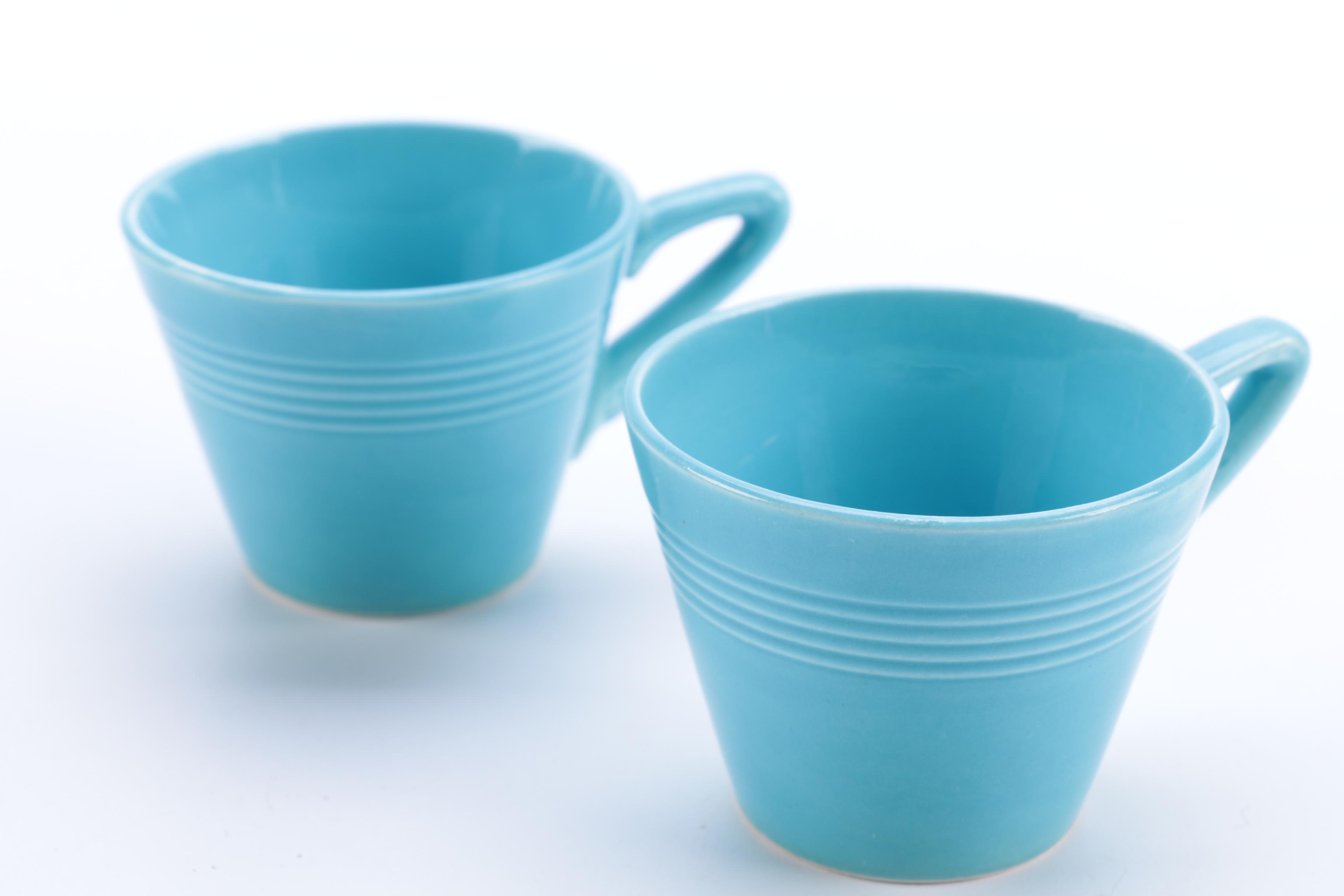 Vintage Homer Laughlin "Harlequin Turquoise" Ceramic Tableware