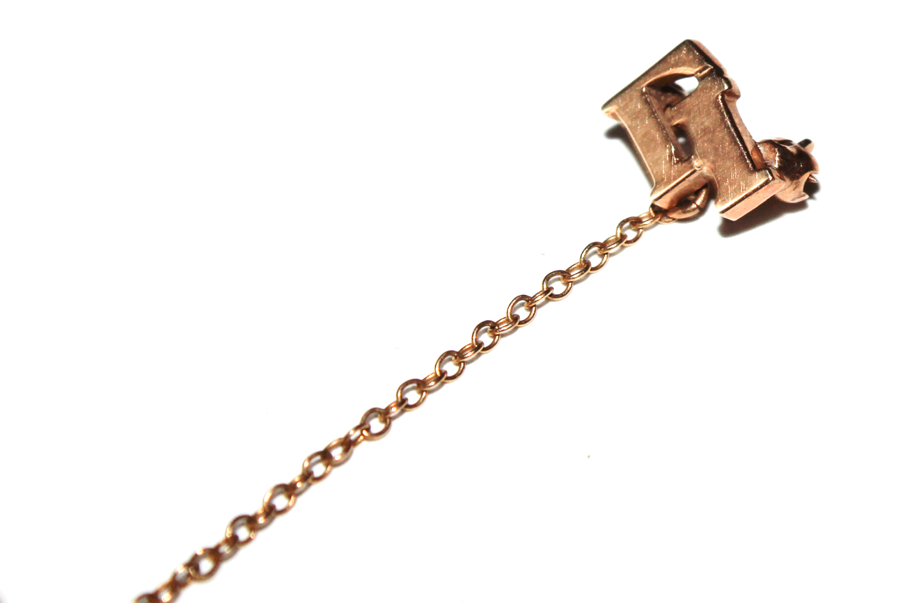 Pair of 10K Gold Fraternal Order Pinbacks