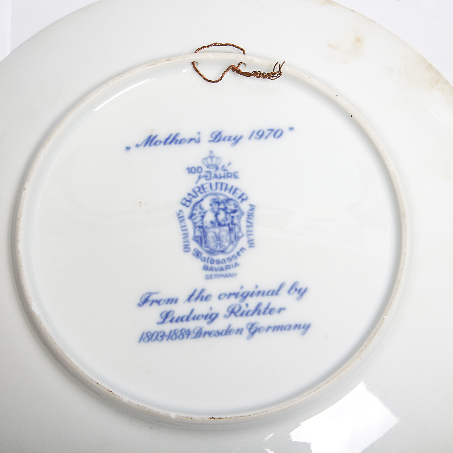 Royal Coppenhagen and Bareuther Porcelain Plates