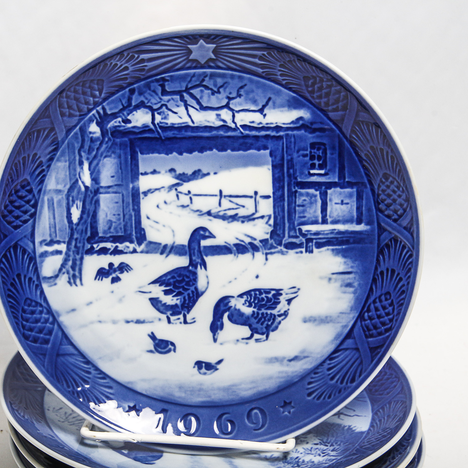 Royal Coppenhagen and Bareuther Porcelain Plates