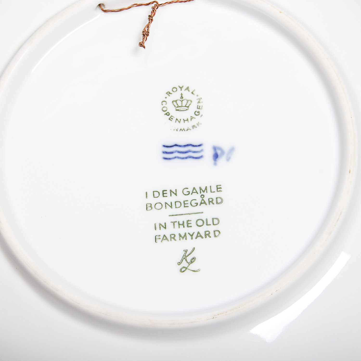 Royal Coppenhagen and Bareuther Porcelain Plates