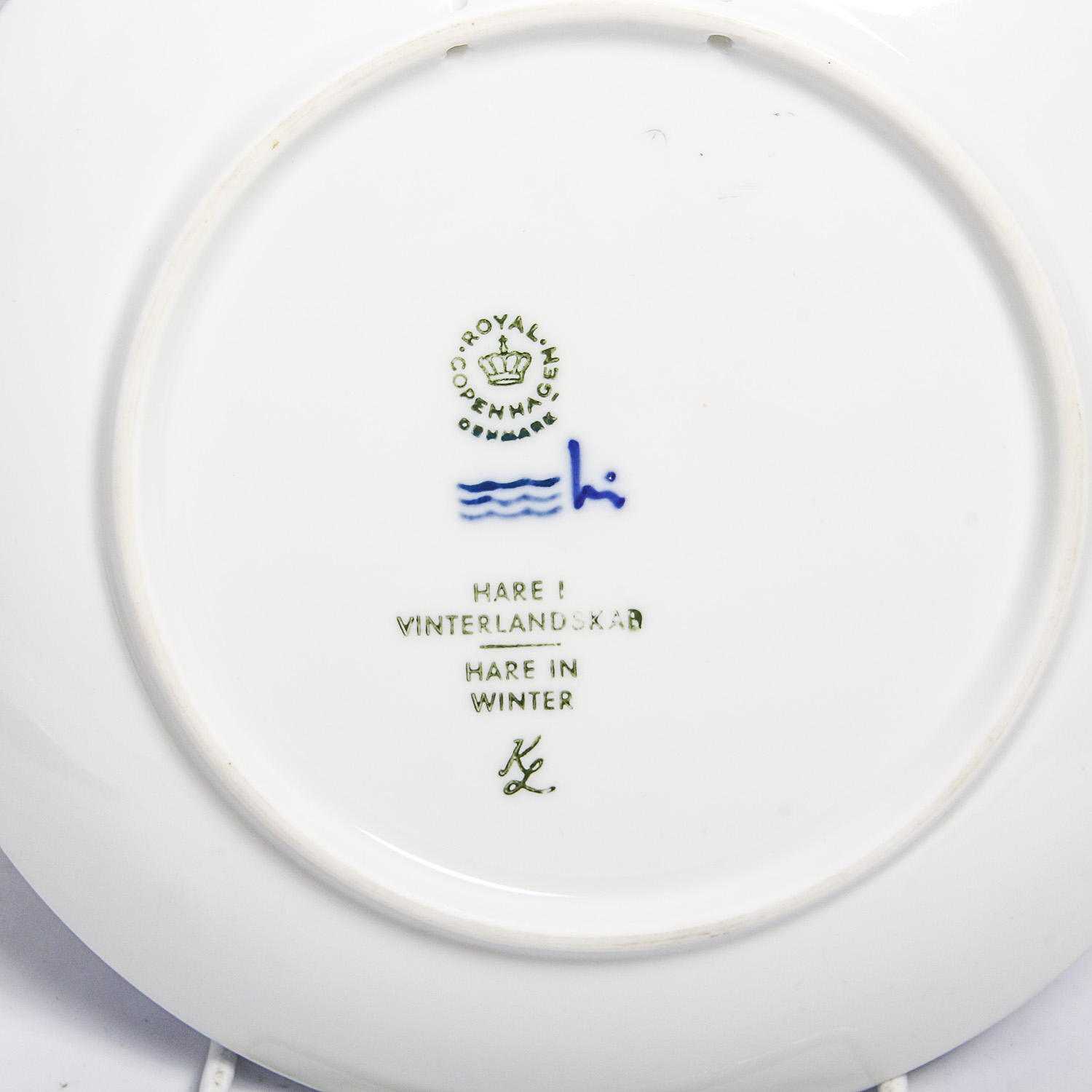 Royal Coppenhagen and Bareuther Porcelain Plates