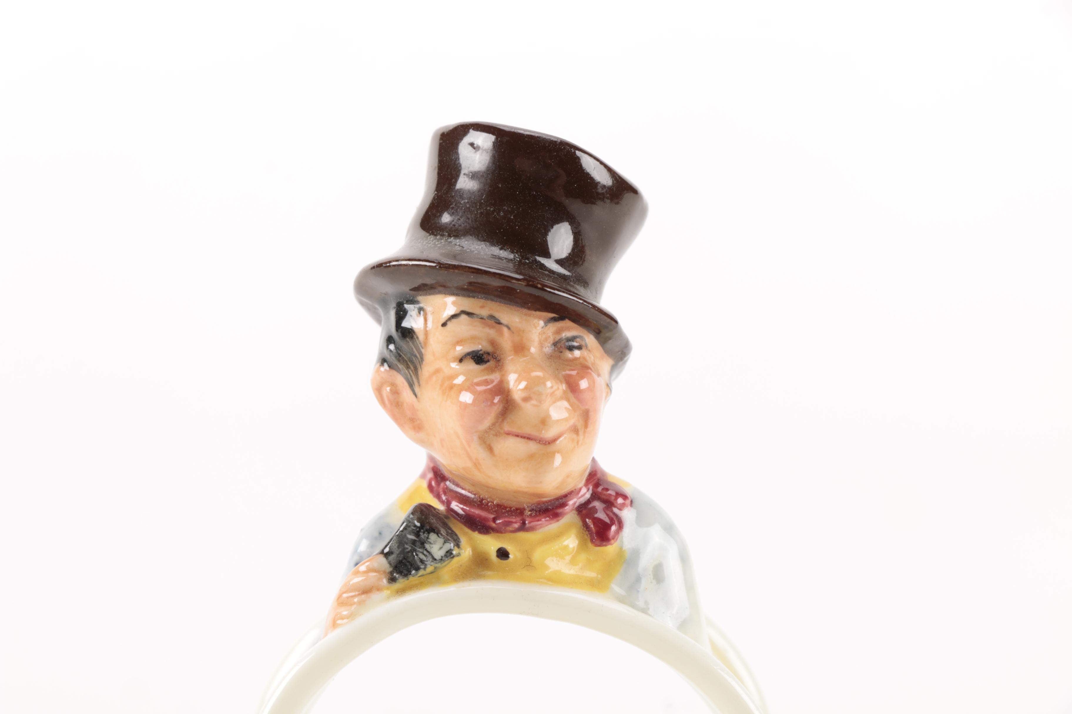 Royal Doulton Napkin Rings Featuring Charles Dickens Characters