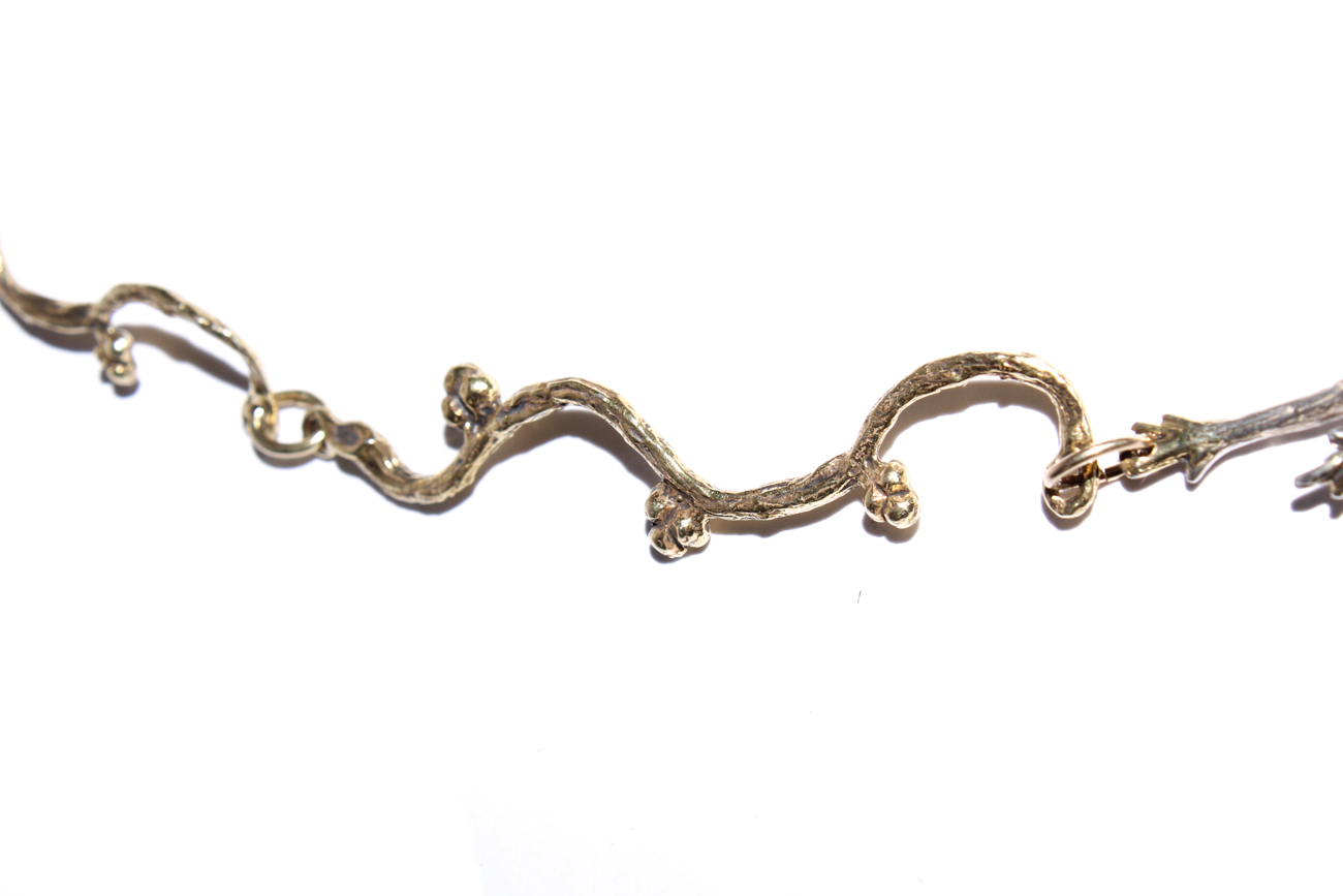 Barry Sterling Silver Frog Choker