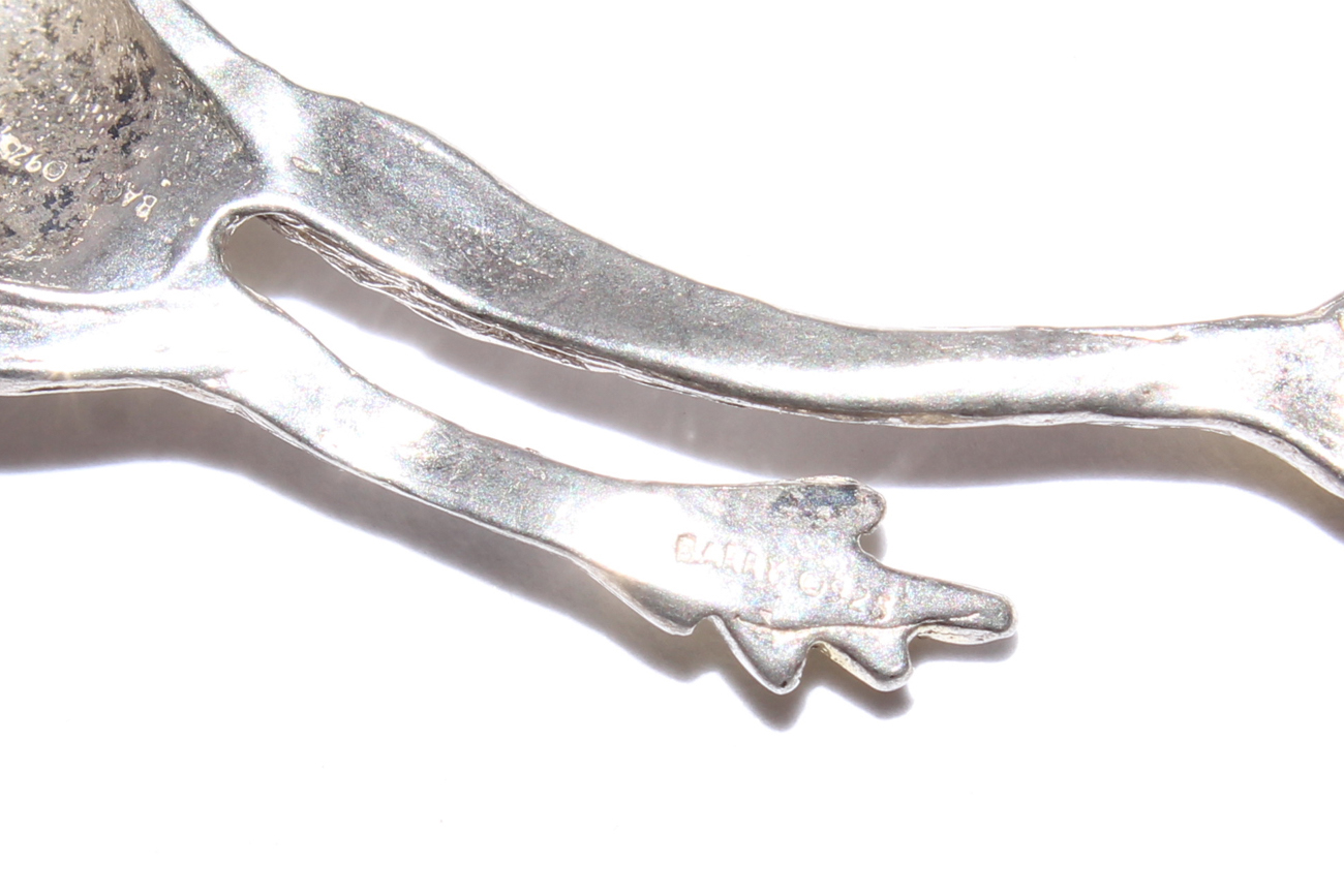 Barry Sterling Silver Frog Choker
