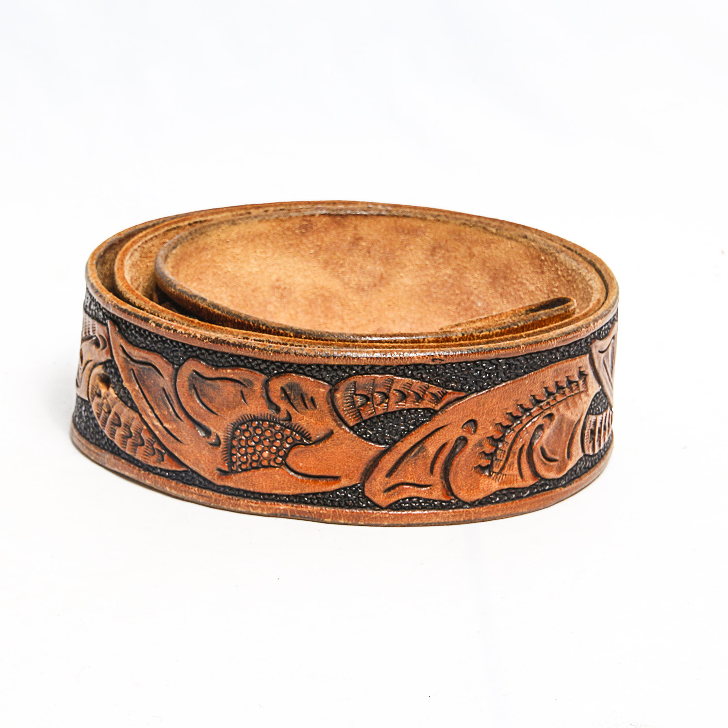Collection of Hand-Tooled Leather Accessories