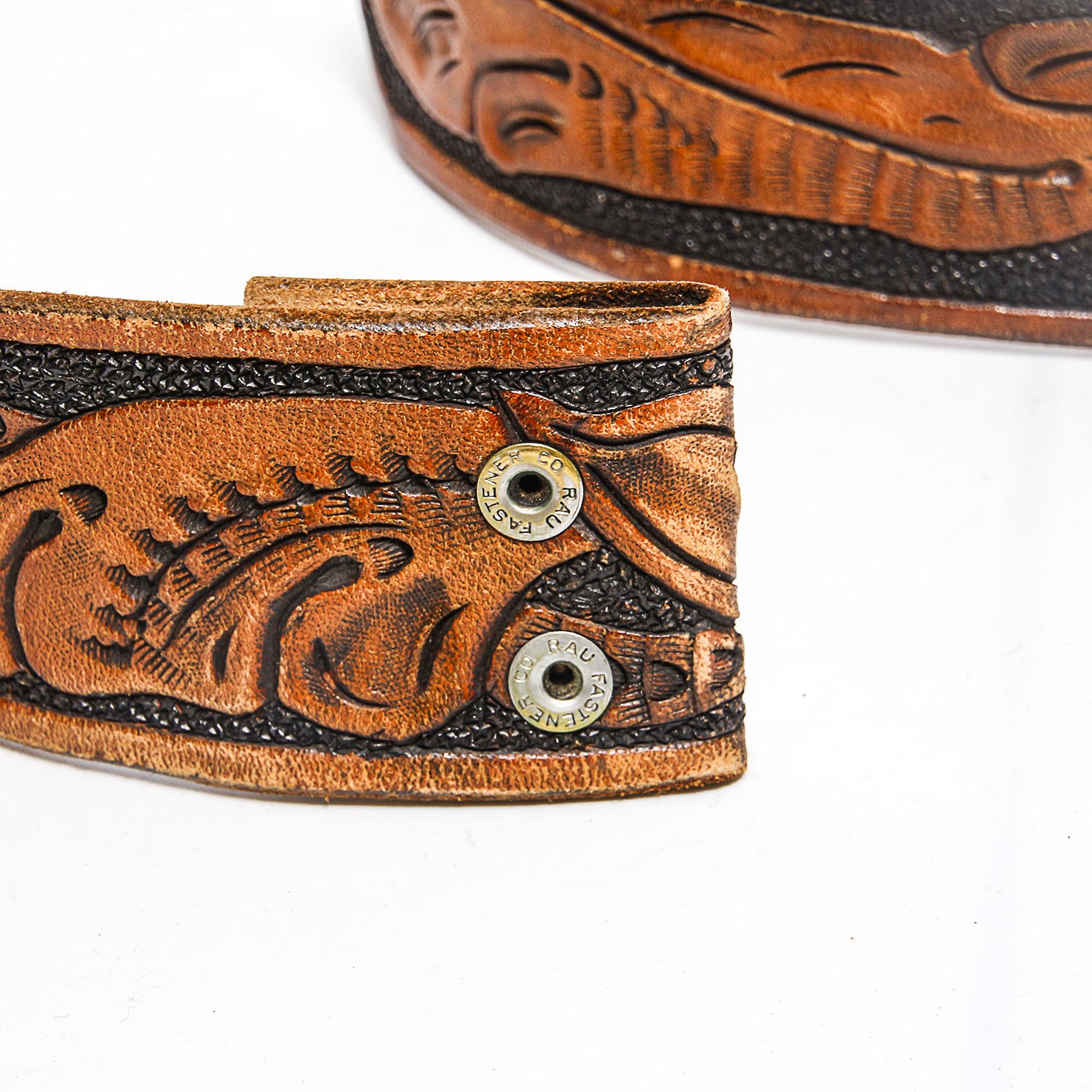 Collection of Hand-Tooled Leather Accessories