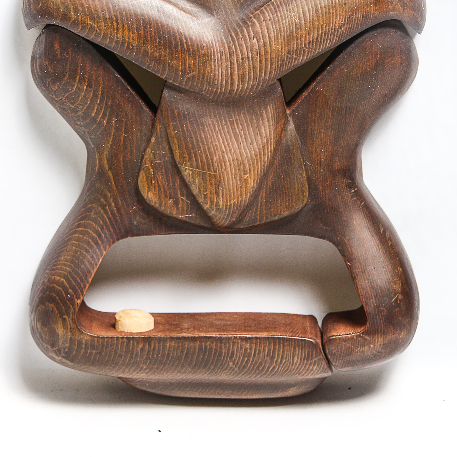 Pair of Carved Wooden Masks