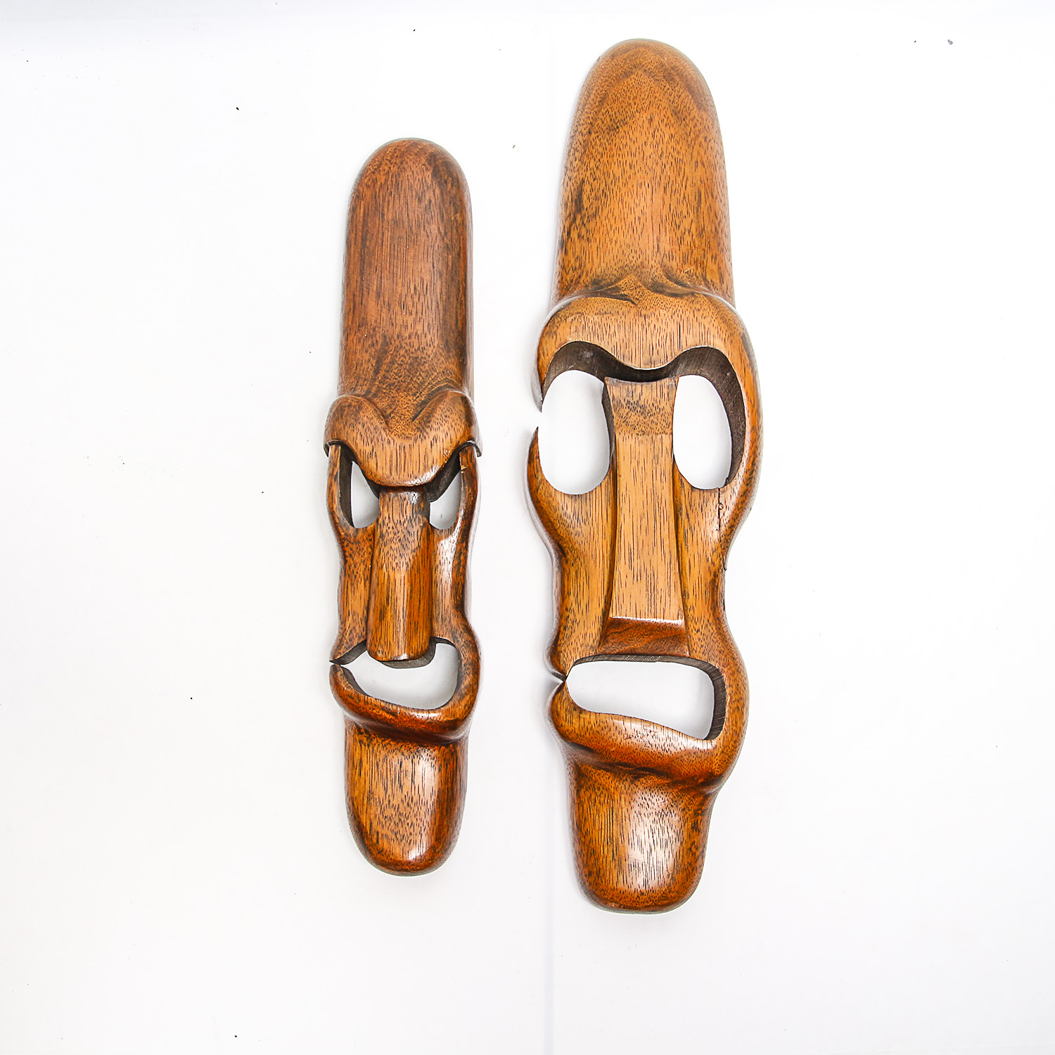 Pair of Wooden Carvings