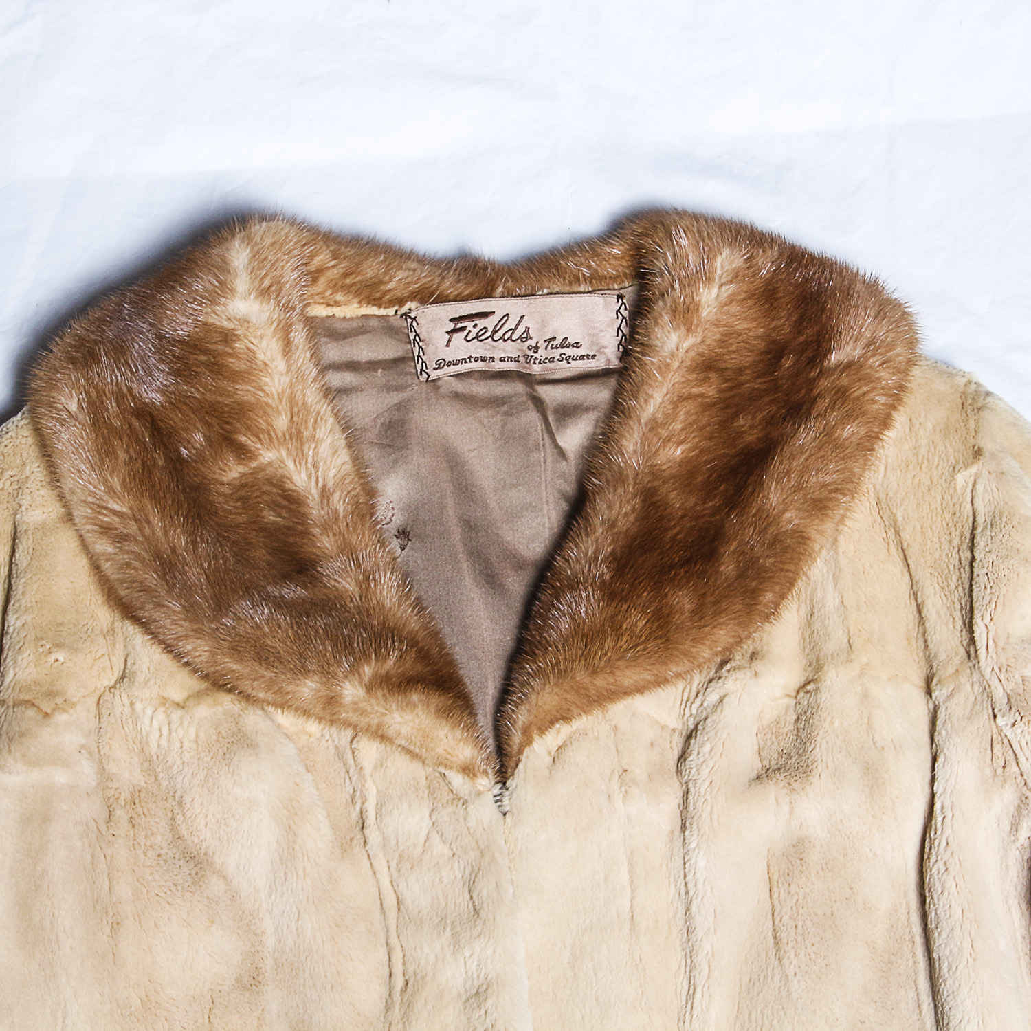 Vintage Angora and Mink Fur Coat
