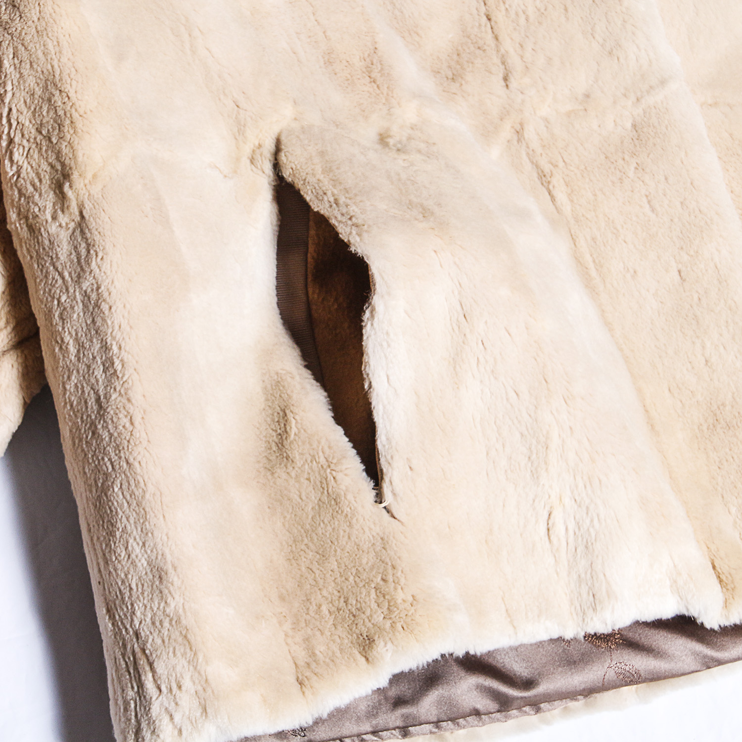 Vintage Angora and Mink Fur Coat