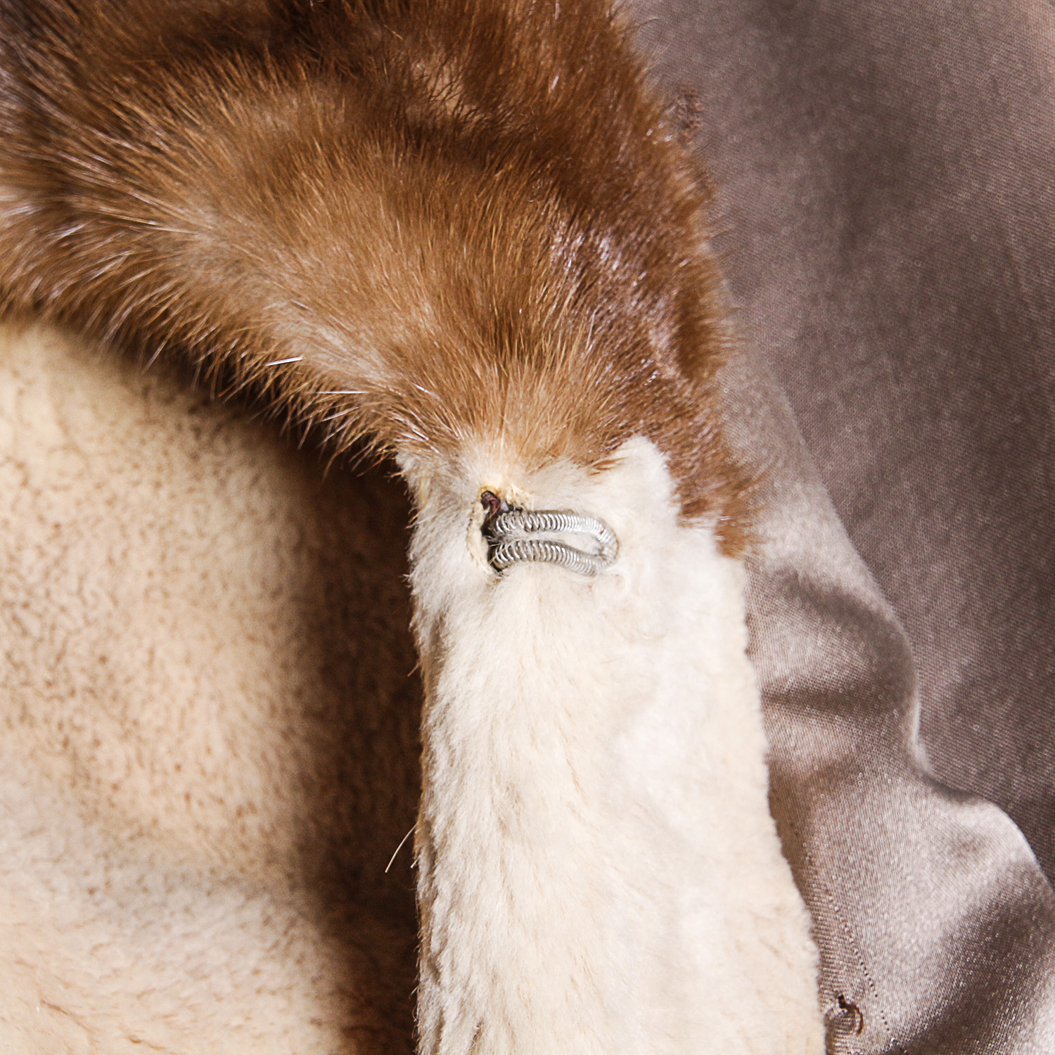 Vintage Angora and Mink Fur Coat