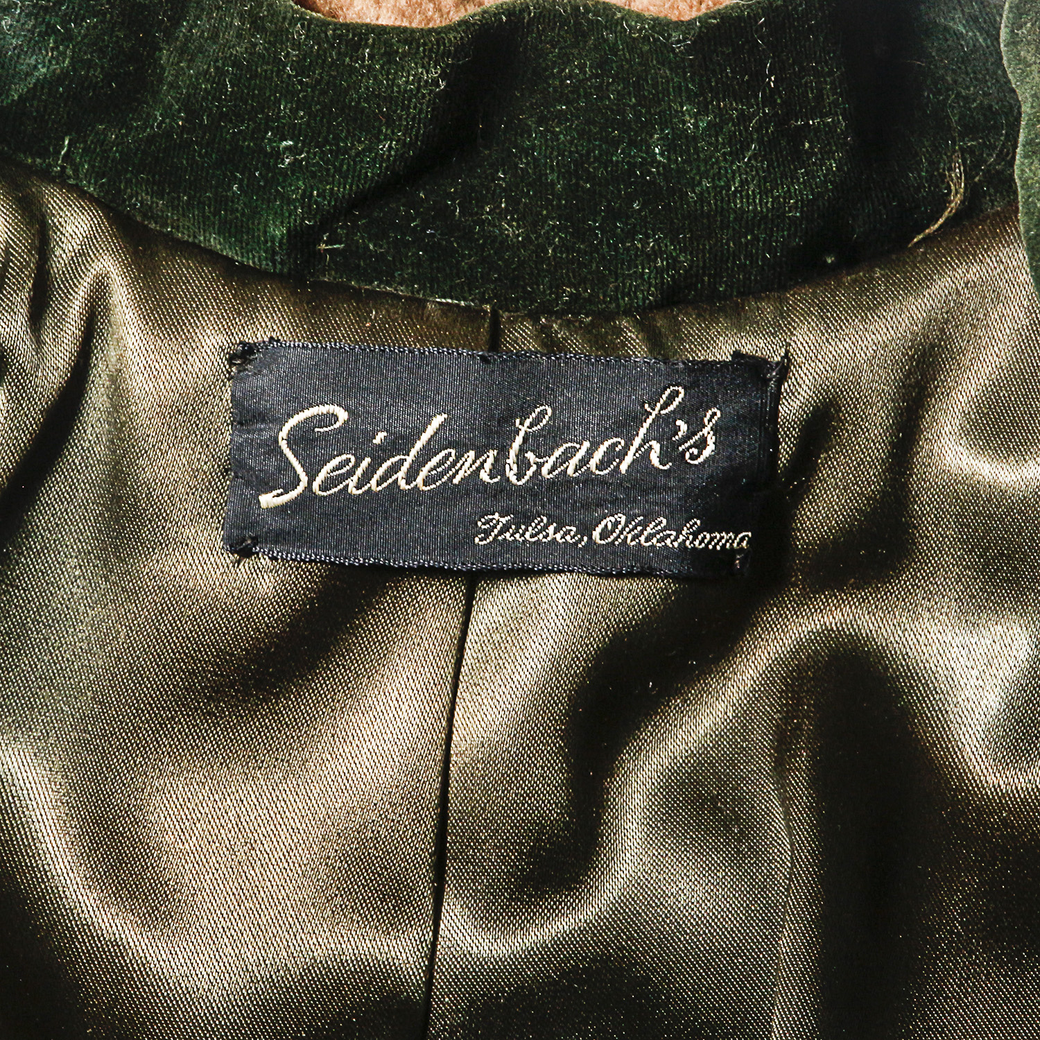 Vintage Children's Velvet Coat with Fur Trim