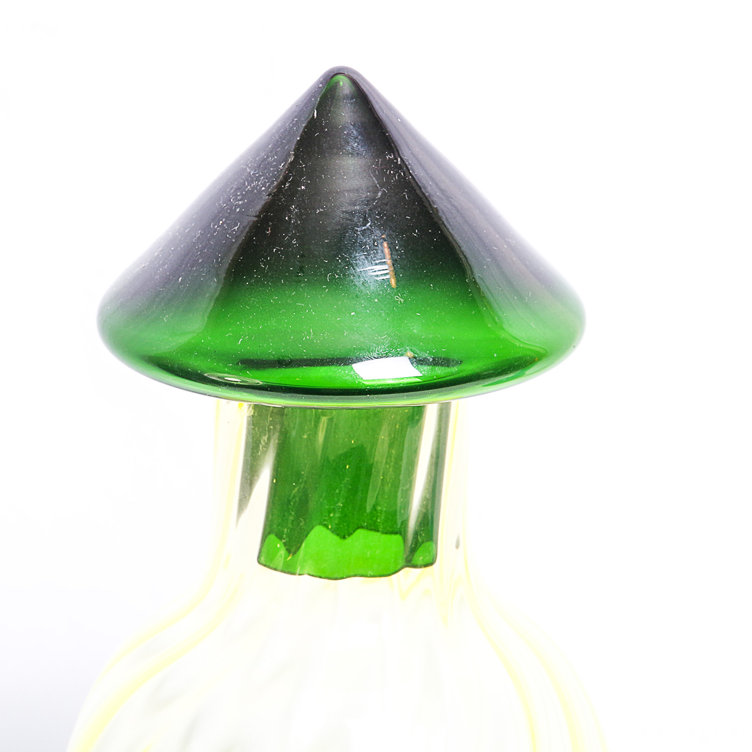 Pair of Italian Art Glass Decanters Including V. Nason & Co.