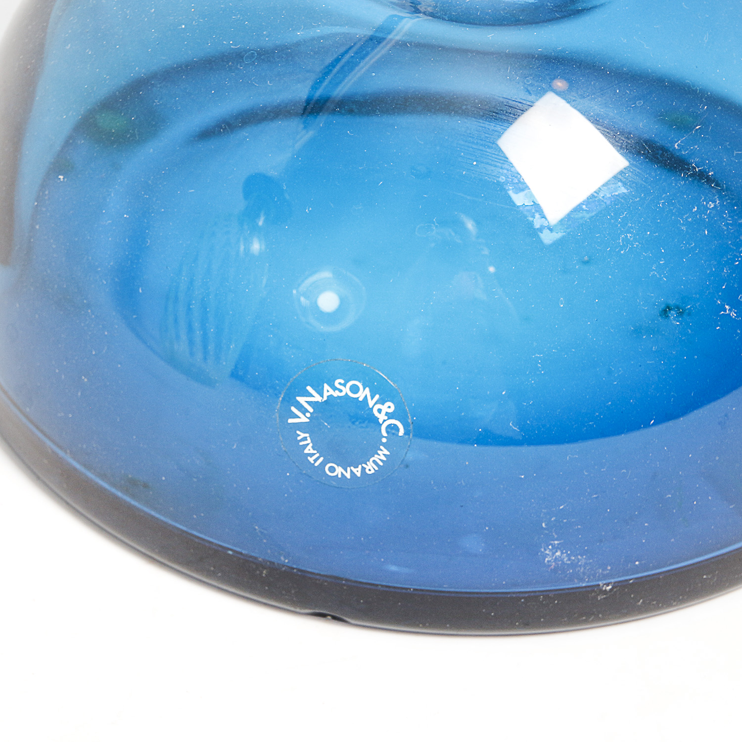 Pair of Italian Art Glass Decanters Including V. Nason & Co.